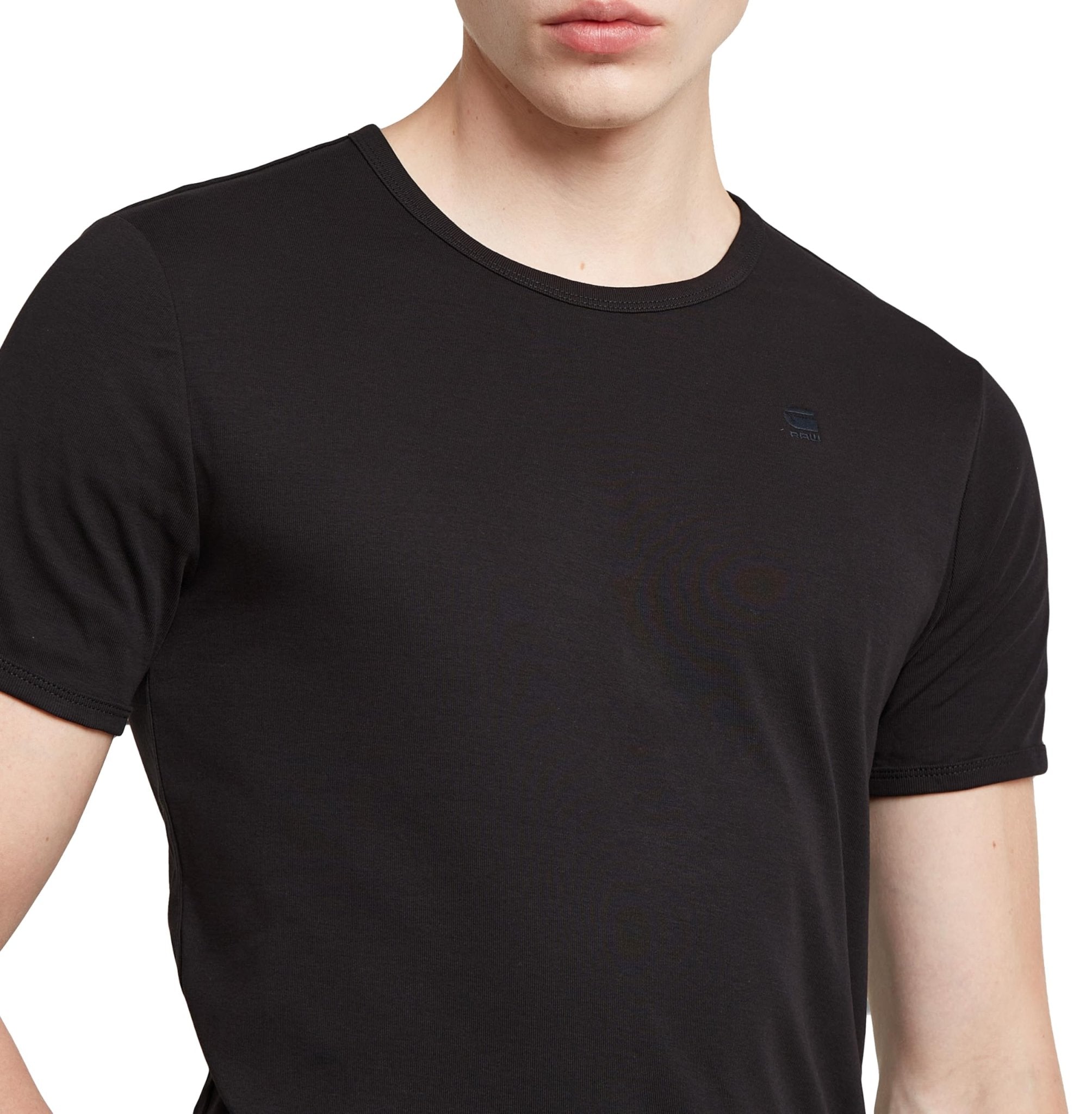G-STAR RAW Men's Base Layer Crew Neck Short Sleeve T-Shirt 2-Pack
