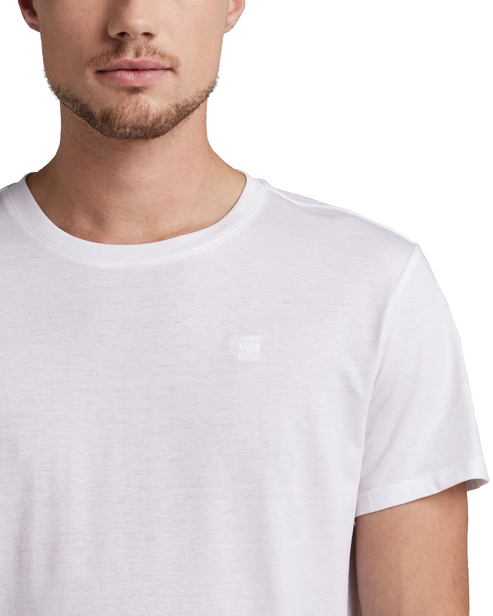 G-STAR RAW Men's Base Layer Crew Neck Short Sleeve T-Shirt 2-Pack