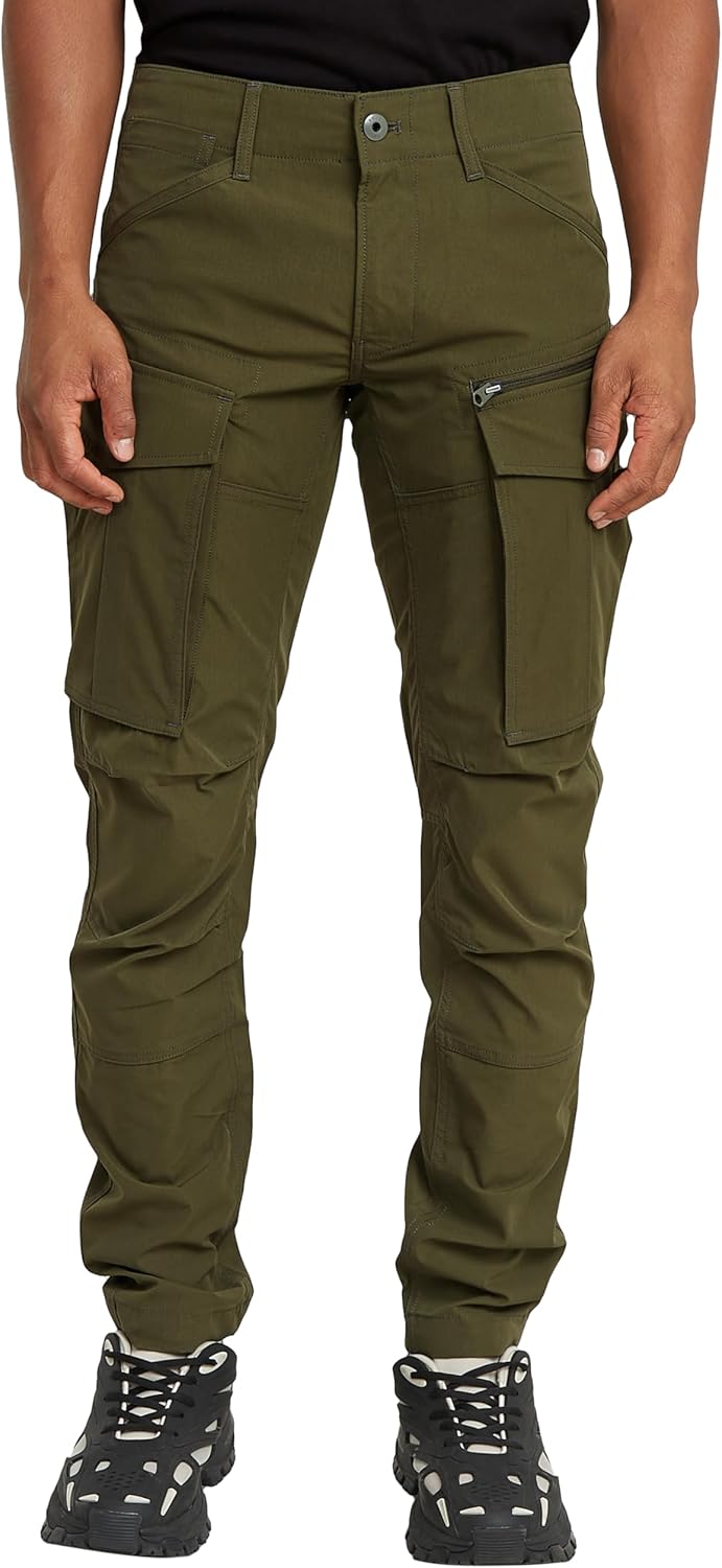 G-STAR RAW Men's Rovic Zip 3D Straight Tapered Fit Cargo Pants
