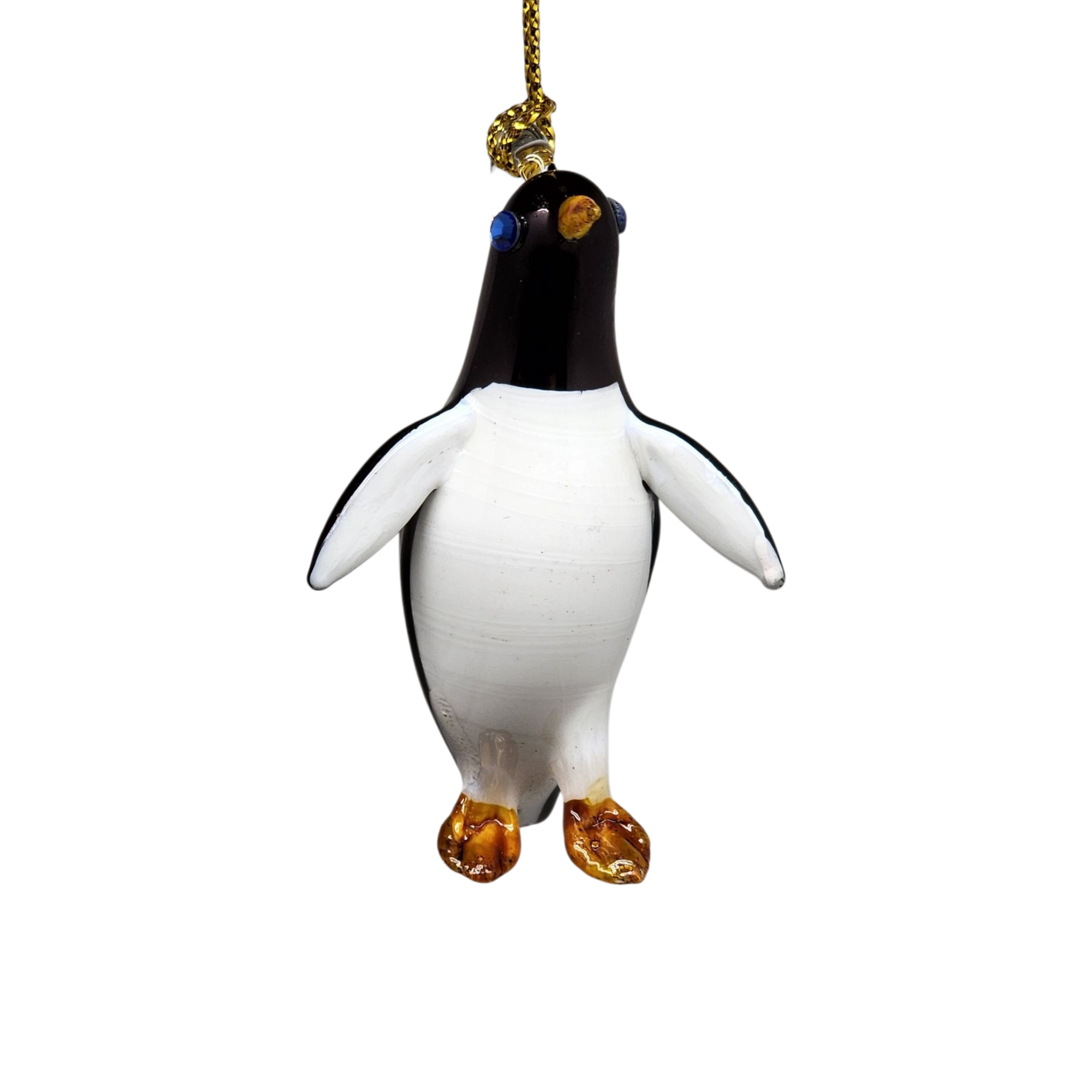 Egyptian Glass Penguin Ornament