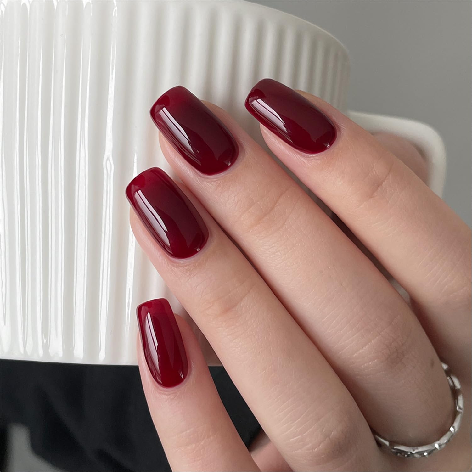 GAOY Sheer Light Pink Gel Nail Polish, 16ml Jelly Milky White Peach Translucent Color 1352 UV Light Cure Gel Polish for Nail Art DIY Manicure and Pedicure at Home