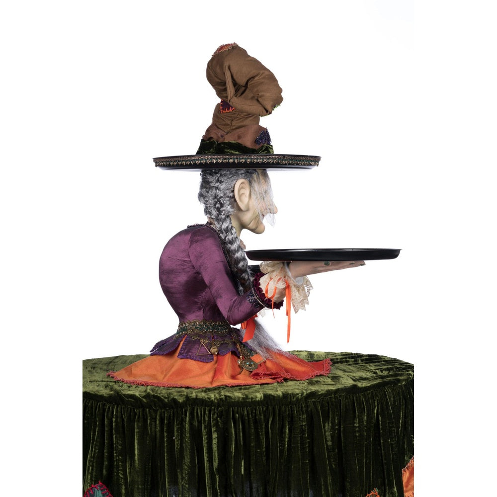 Gertrude Grimoir Witch Cupcake Server by Katherine's Collection