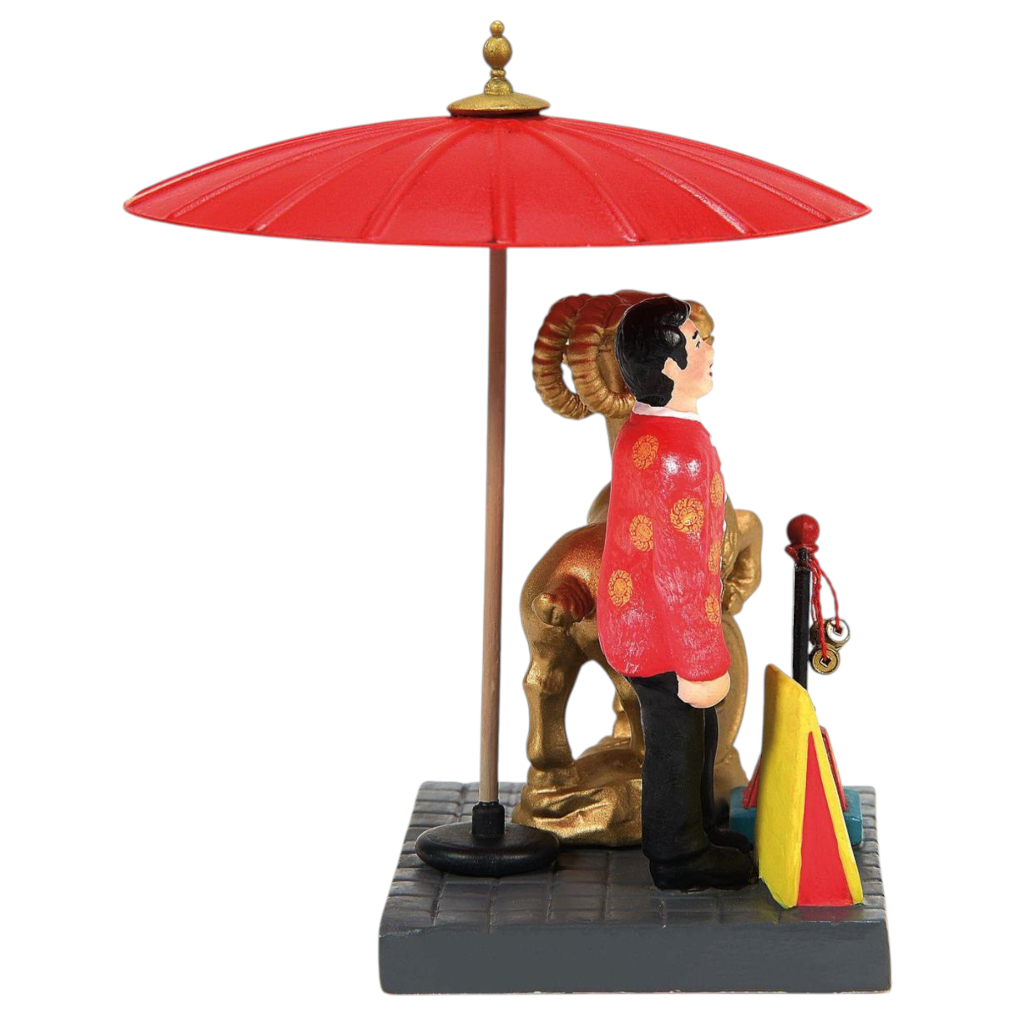 Lucky Necklaces Are The Goat! Figurine