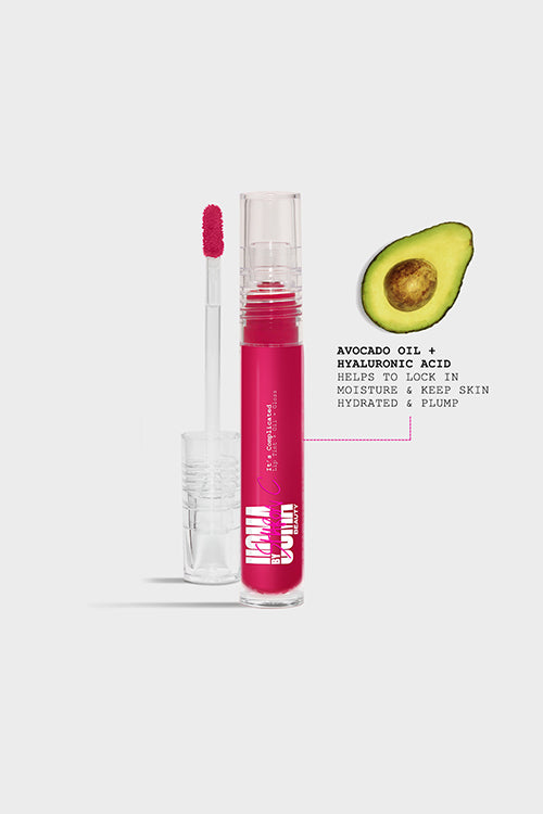 IT’S COMPLICATED LIP TINT + CHEEK STAIN + OIL + GLOSS