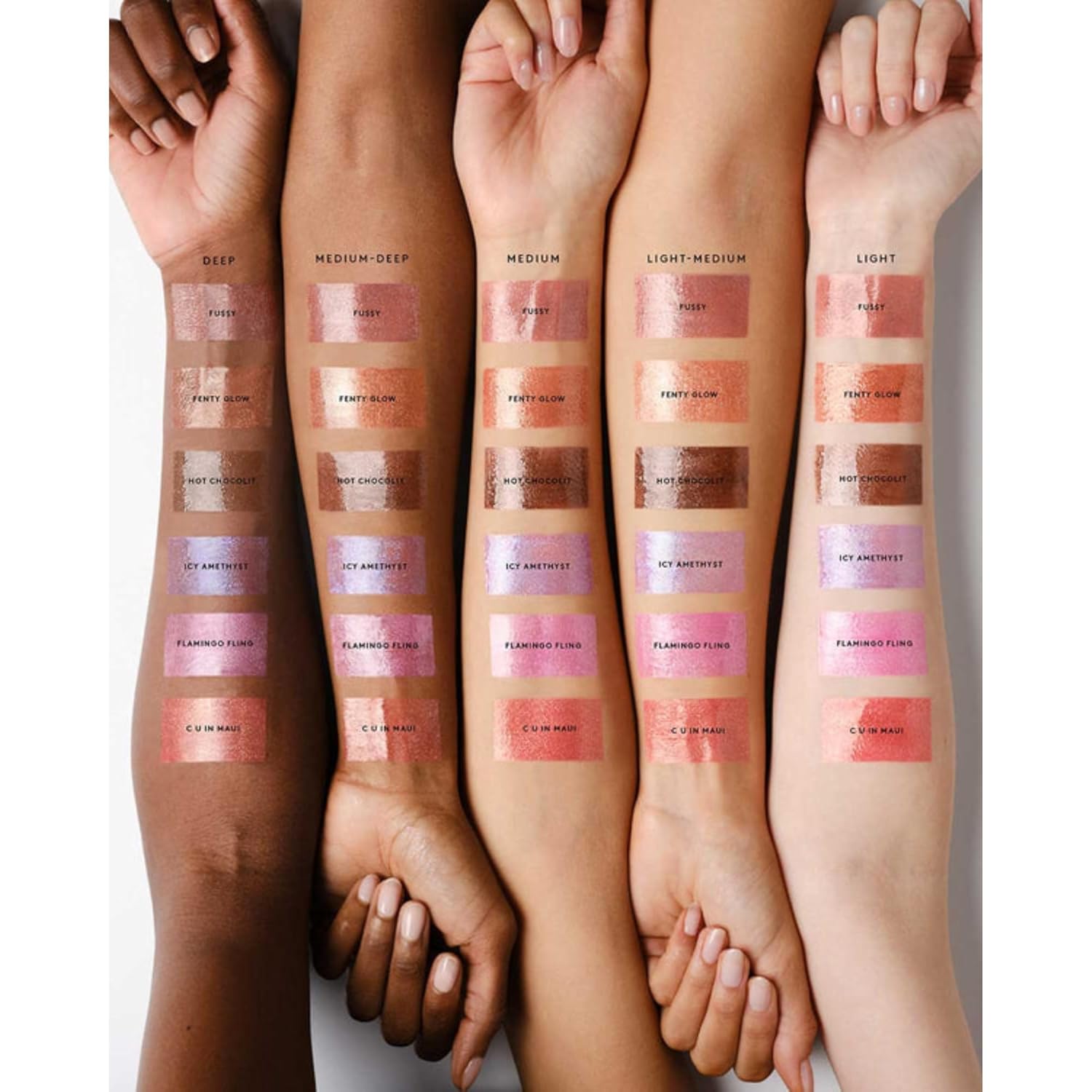 Gloss Bomb Stix Shimmer - 02 Fussy by Fenty Beauty for Women - 0.12 oz Lipstick