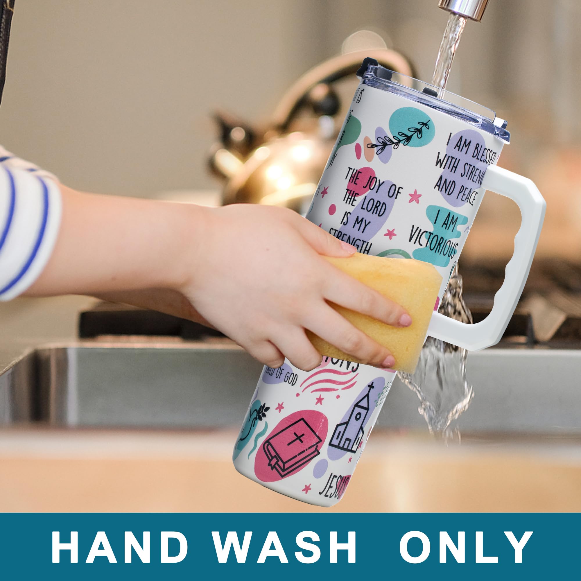 Gome 40oz American Flag & Eagle Tumbler – Patriotic 4th of July Gifts for Men, Veterans & Military, Insulated Stainless Steel Cup with Handle, Lid & Straw, Independence Day Gift for Dad