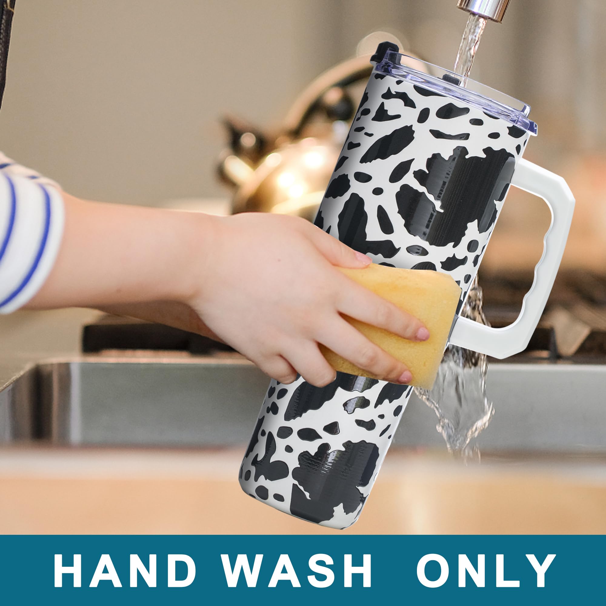 Gome 40oz American Flag & Eagle Tumbler – Patriotic 4th of July Gifts for Men, Veterans & Military, Insulated Stainless Steel Cup with Handle, Lid & Straw, Independence Day Gift for Dad