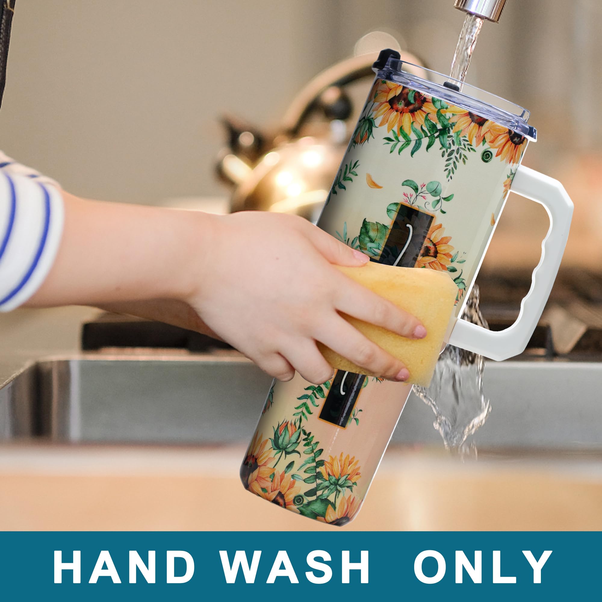 Gome 40oz American Flag & Eagle Tumbler – Patriotic 4th of July Gifts for Men, Veterans & Military, Insulated Stainless Steel Cup with Handle, Lid & Straw, Independence Day Gift for Dad