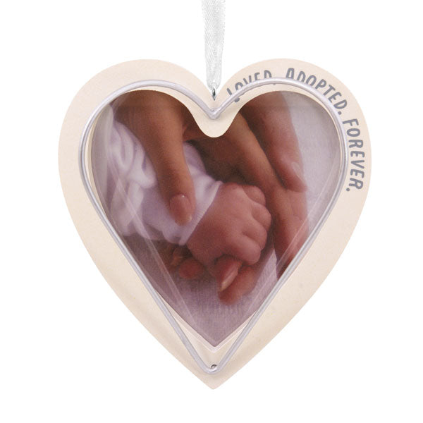 Adoption Photo Holder Ornament