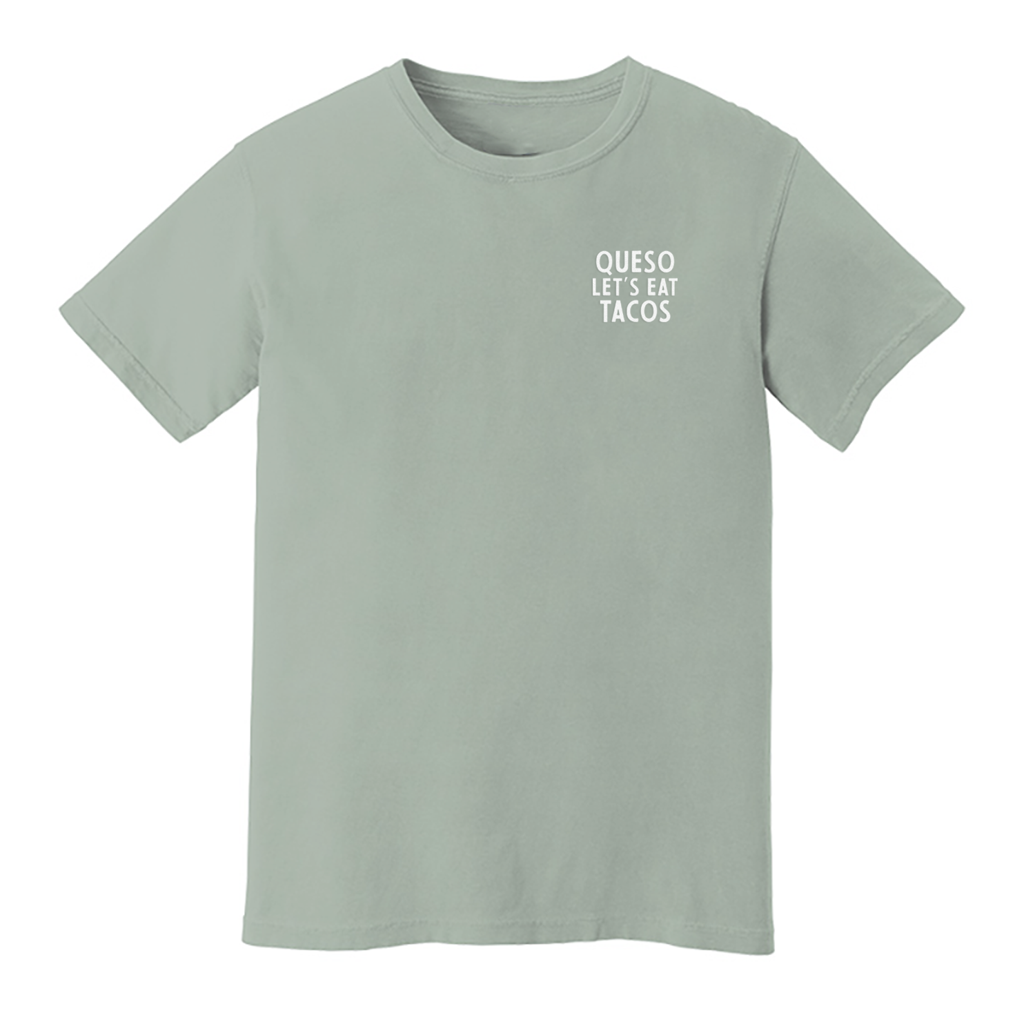 Queso Let's Eat Tacos Washed Tee