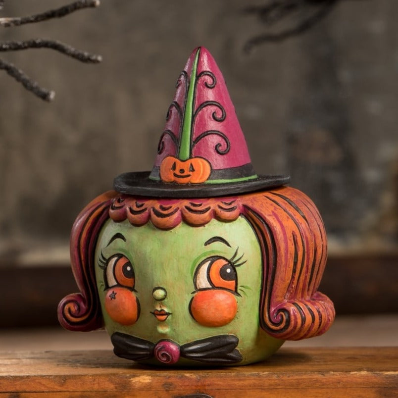 Hagatha Hollow Head Container by Johanna Parker for Bethany Lowe
