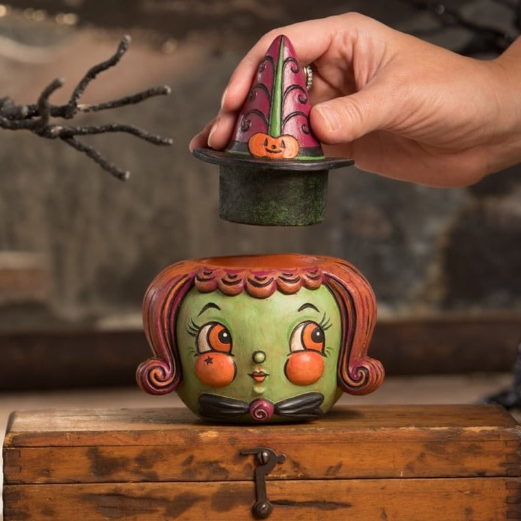 Hagatha Hollow Head Container by Johanna Parker for Bethany Lowe