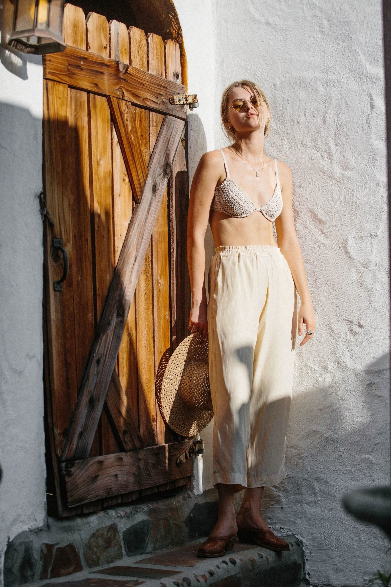 Harper Trousers | Sandy Stripe