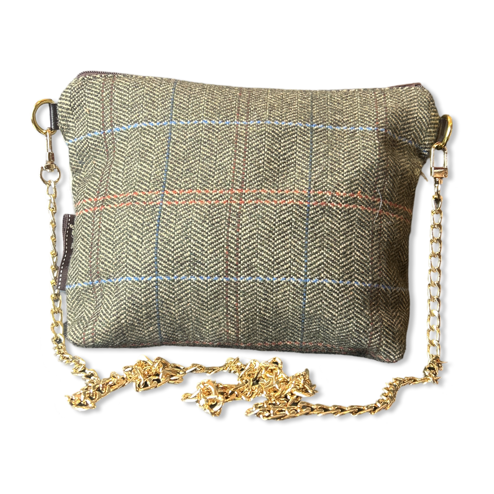 Couvertures et Tenues du Jour Vintage Silk & Cashmere Scarf Crossbody Bag