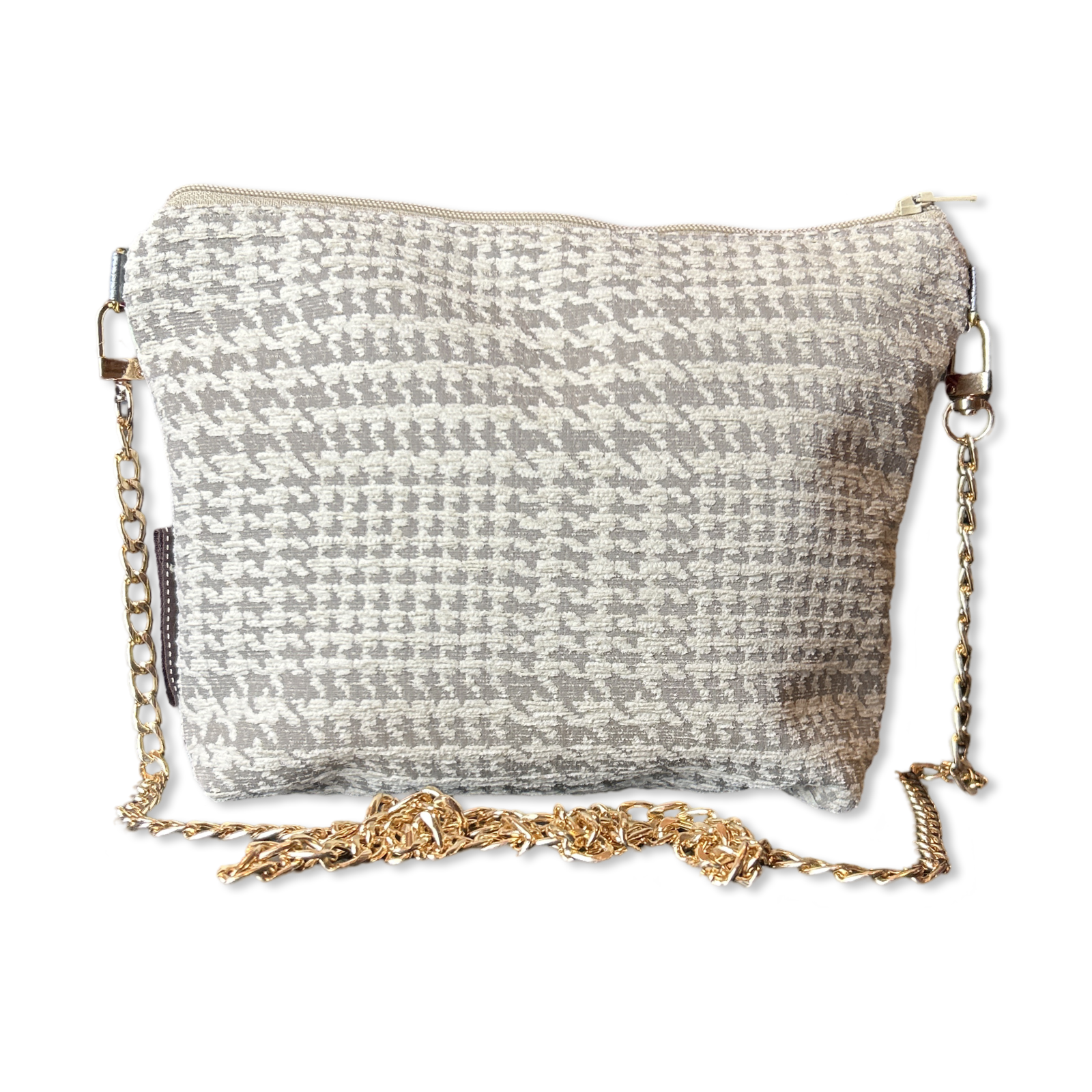 Rubans du Cheval Beige Vintage Silk Scarf Crossbody Bag