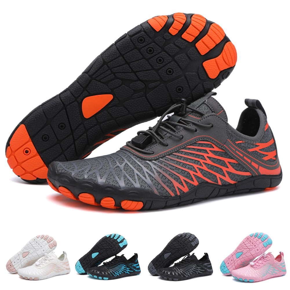 Hiking Barefoot Shoes Womens Mens,Pro-Healthy&Non-Slip Water Shoe for Women Men, Wide Toe Running Shoes Boots Sneakers Unisex