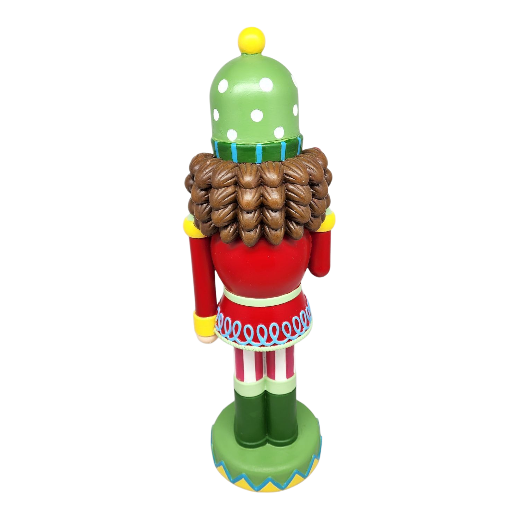 Resin Nutcracker with Moving Digital Eyes - 16 Inch