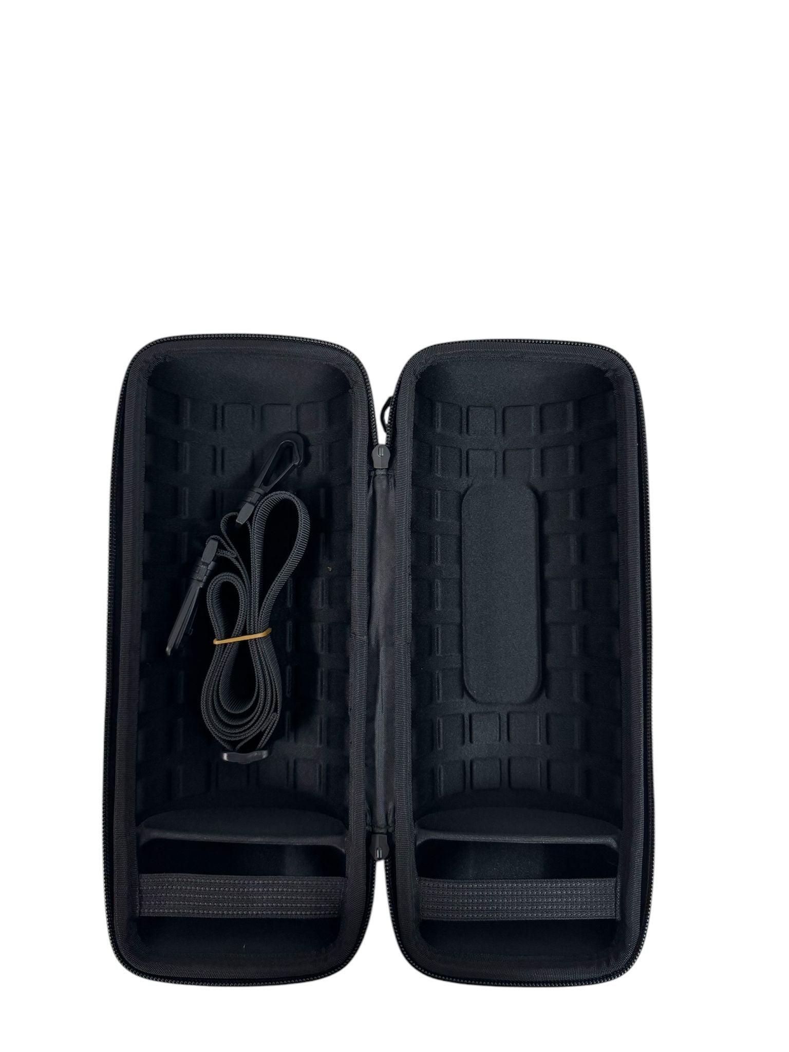 Homvare Portable Speaker Case with Adjustable Strap – Durable Storage for Travel & Protection - Black by Steals