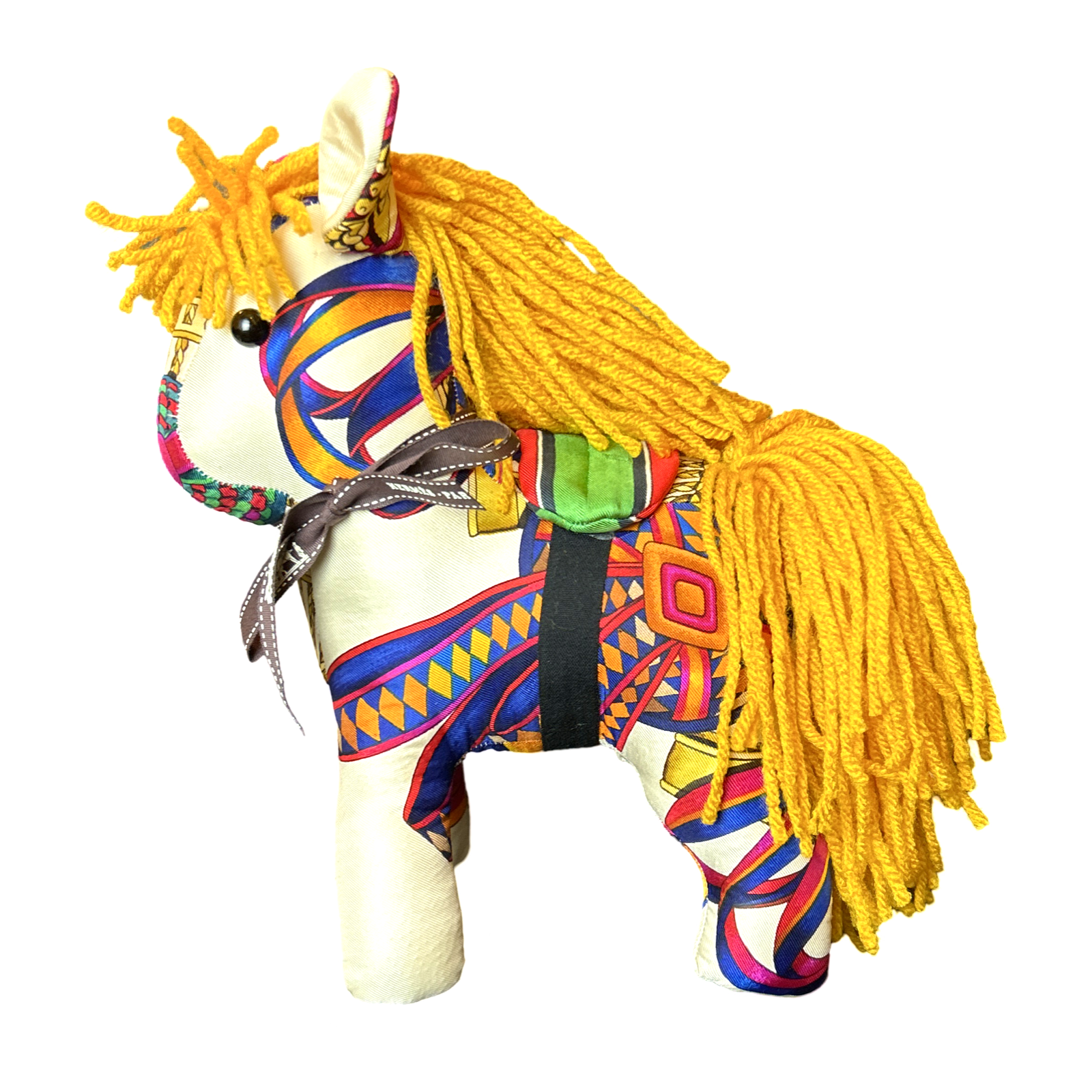 Rubans du Cheval Vintage Silk Scarf Noble Pony