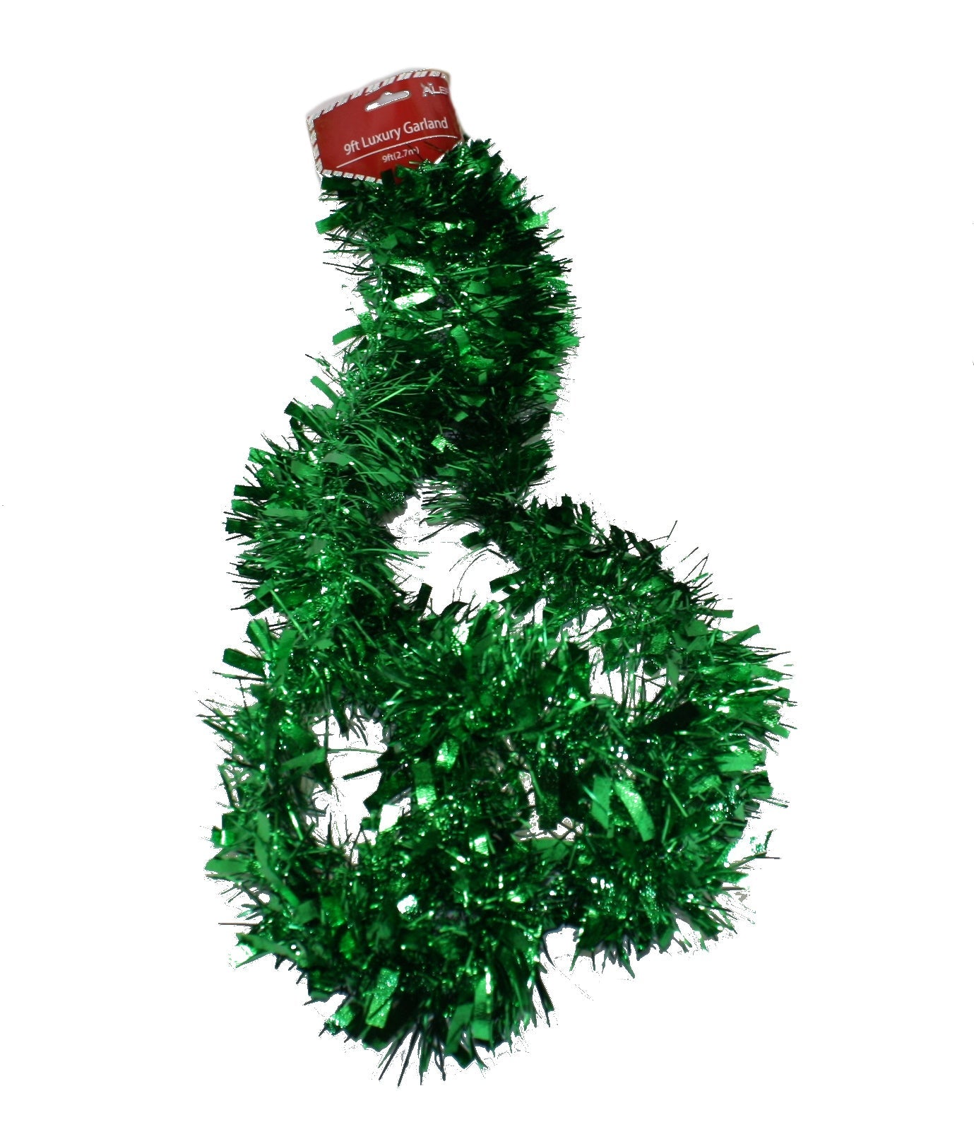 9 Foot Luxury Garland - Green