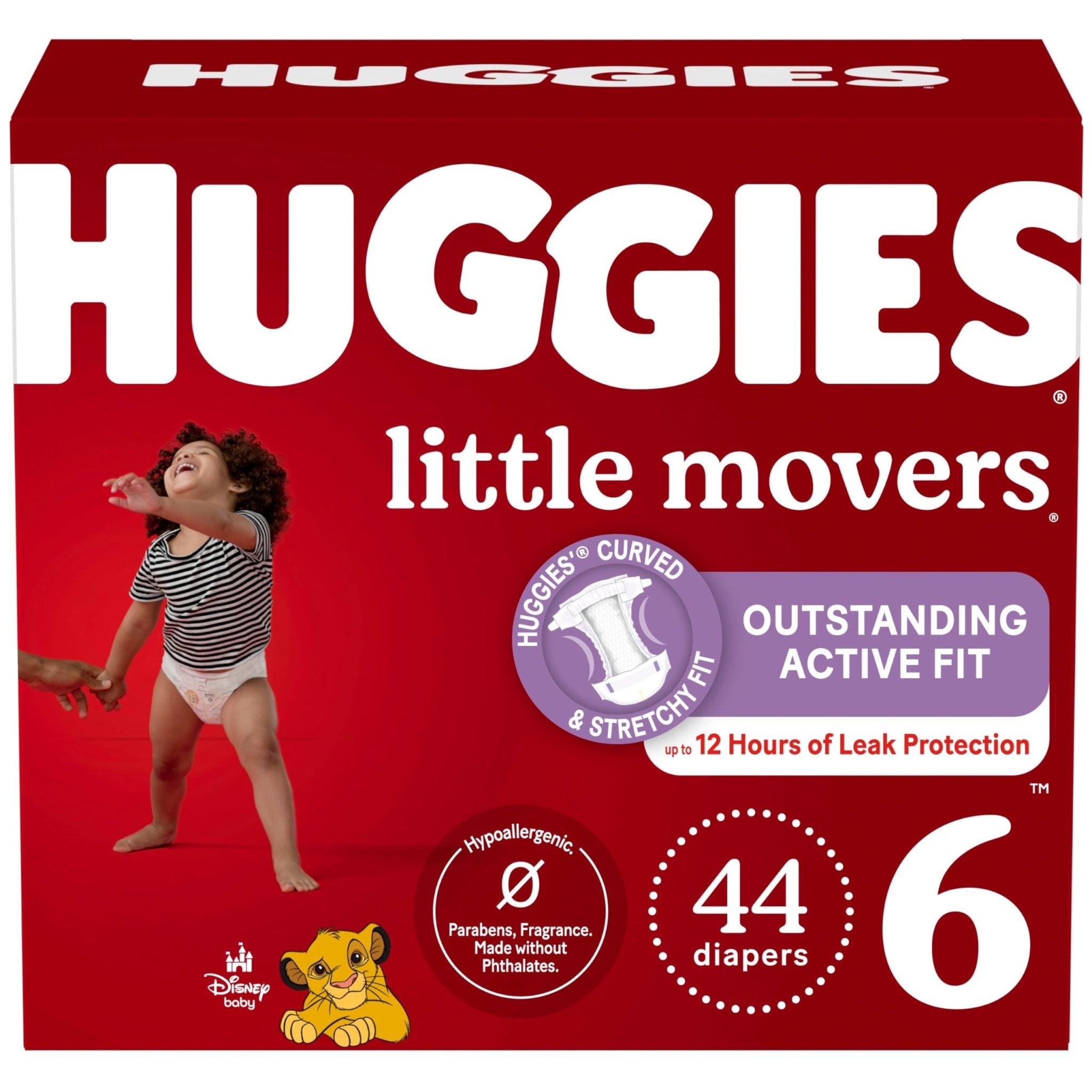 Huggies Size 5 Diapers, Little Movers Baby Diapers, Size 5 (27+ lbs), 132 Count (2 Packs of 66), Packaging May Vary