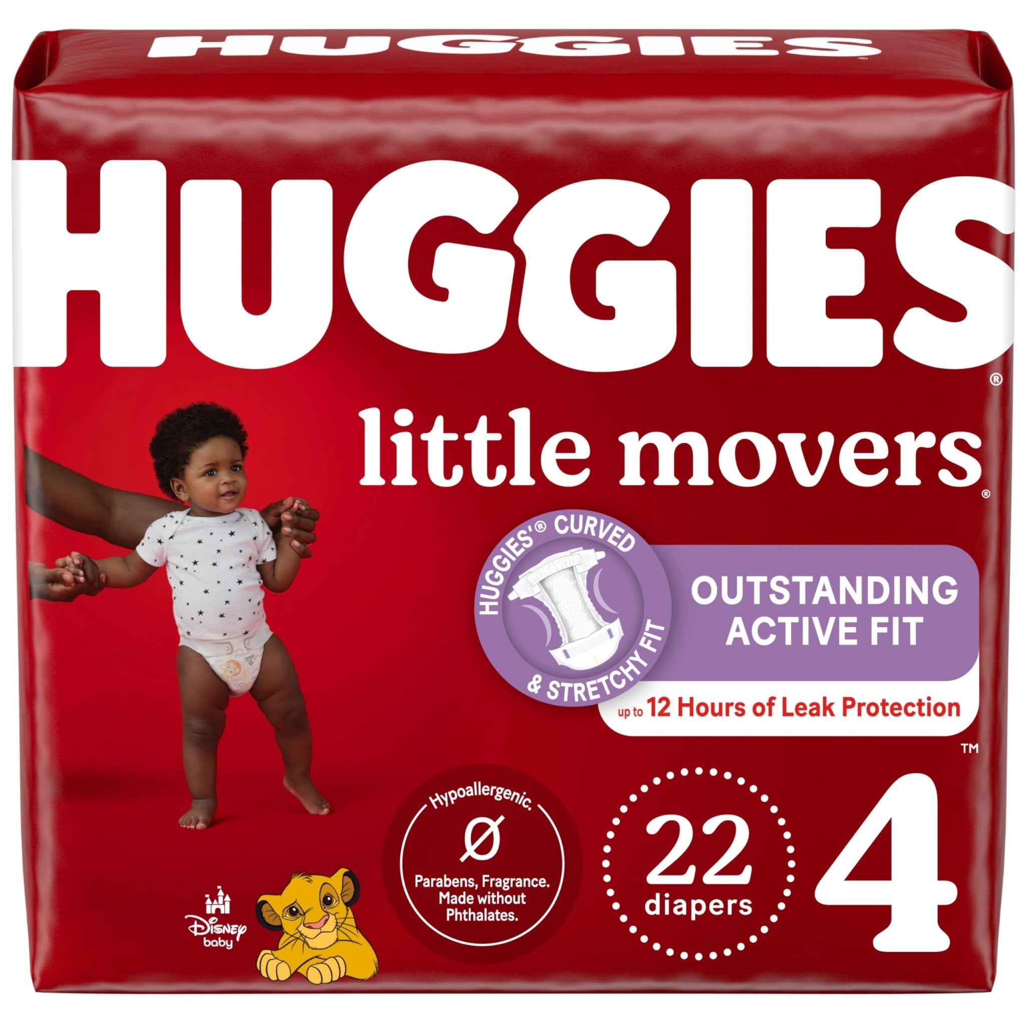 Huggies Size 5 Diapers, Little Movers Baby Diapers, Size 5 (27+ lbs), 132 Count (2 Packs of 66), Packaging May Vary