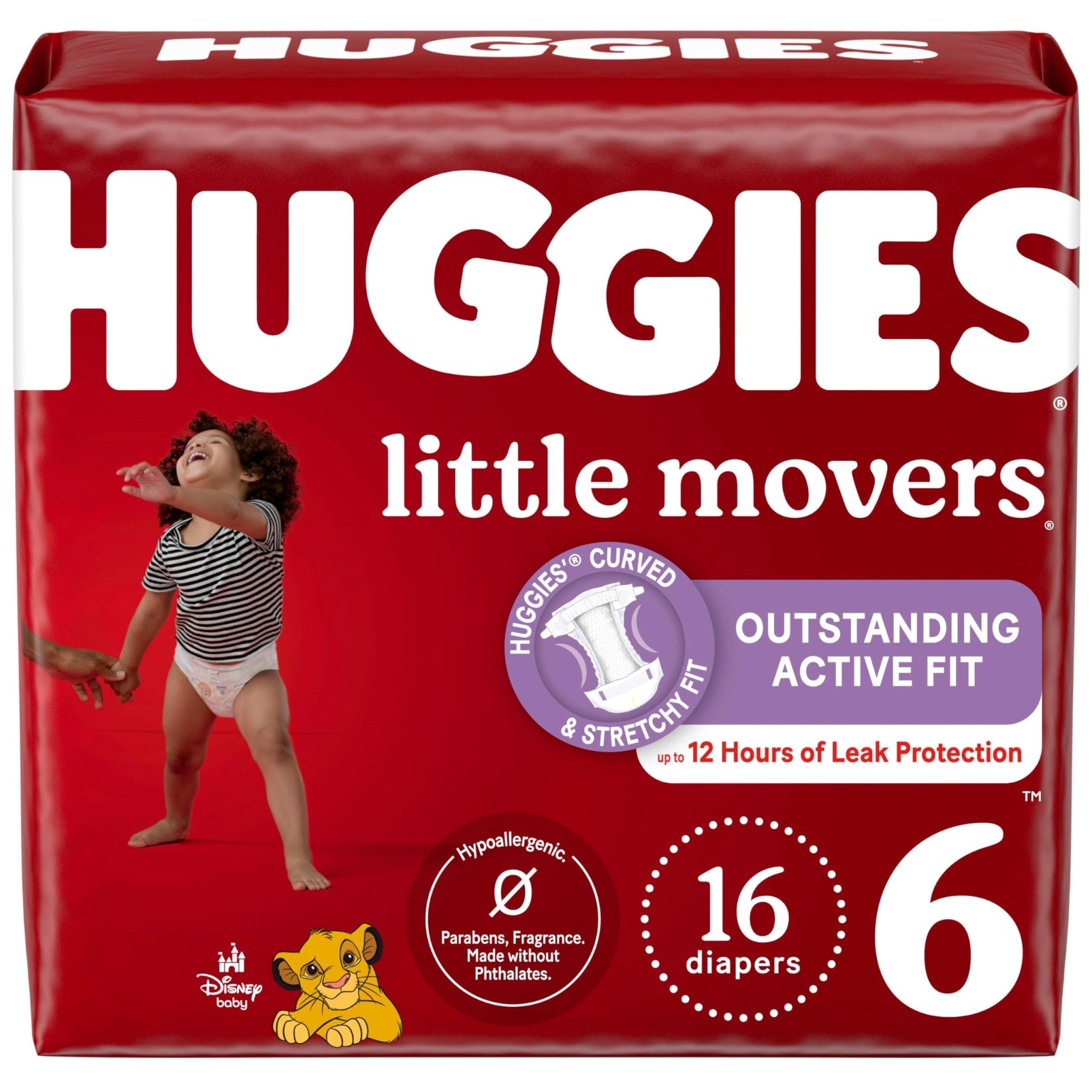 Huggies Size 5 Diapers, Little Movers Baby Diapers, Size 5 (27+ lbs), 132 Count (2 Packs of 66), Packaging May Vary