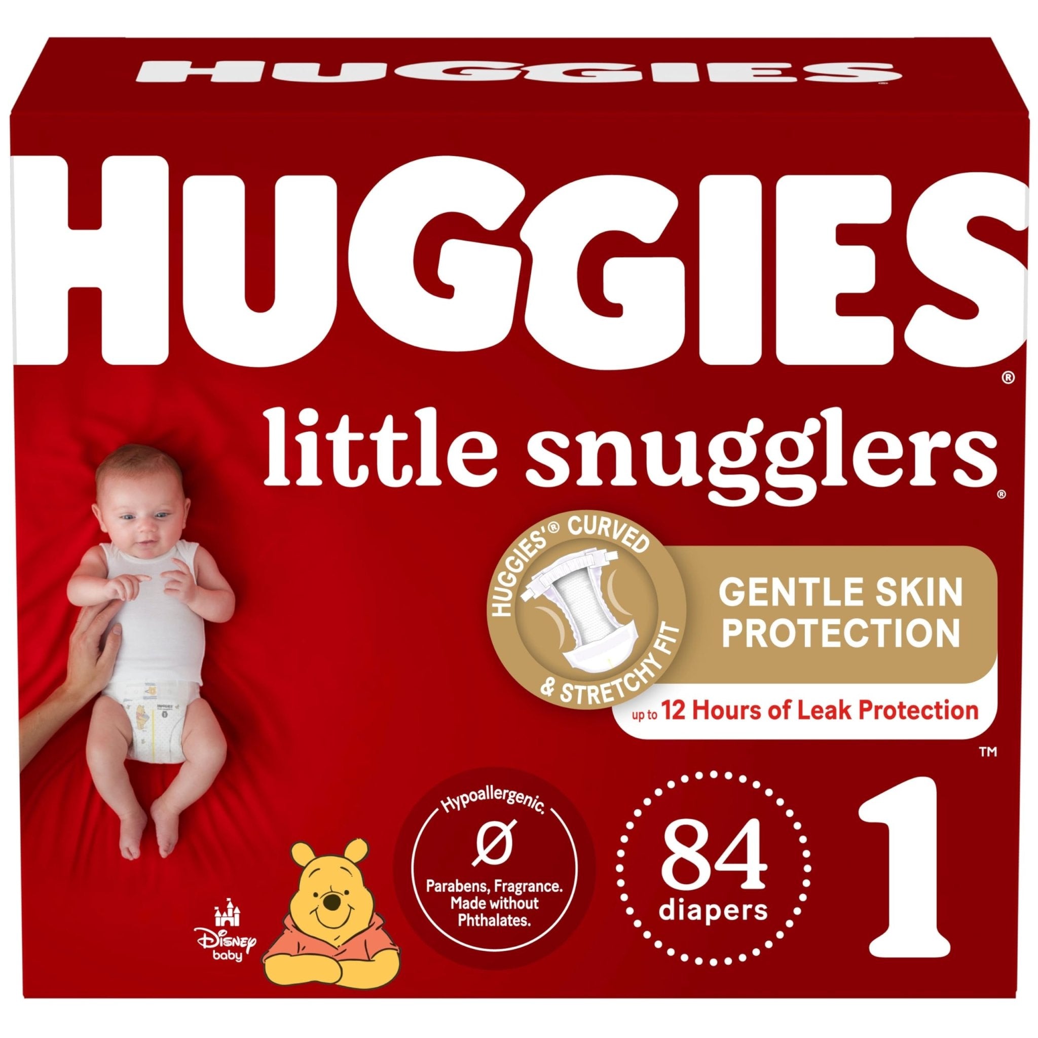 Huggies Size Newborn Diapers, Little Snugglers Baby Diapers, Size Newborn (up to 10 lbs), 31 Count, Packaging May Vary