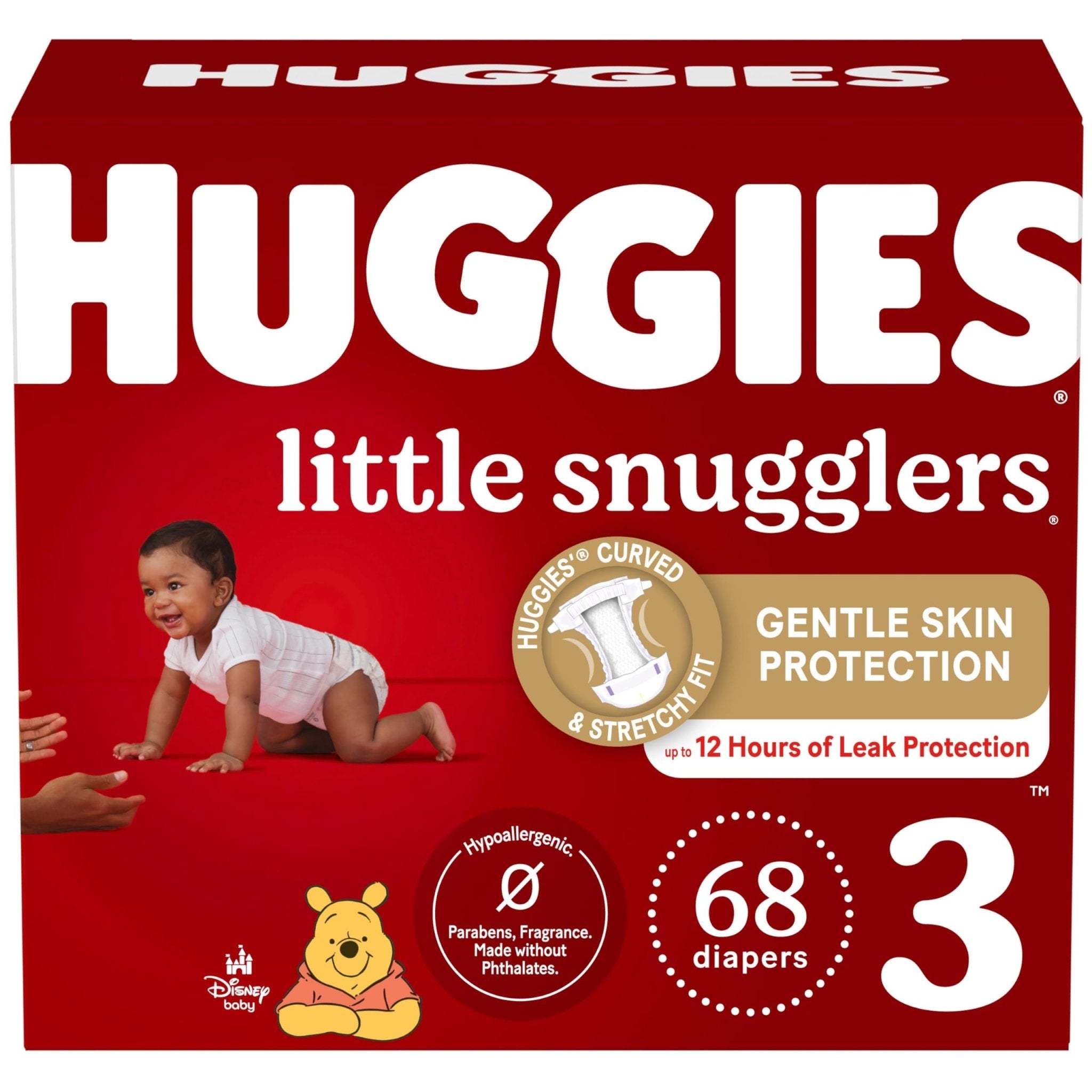 Huggies Size Newborn Diapers, Little Snugglers Baby Diapers, Size Newborn (up to 10 lbs), 31 Count, Packaging May Vary