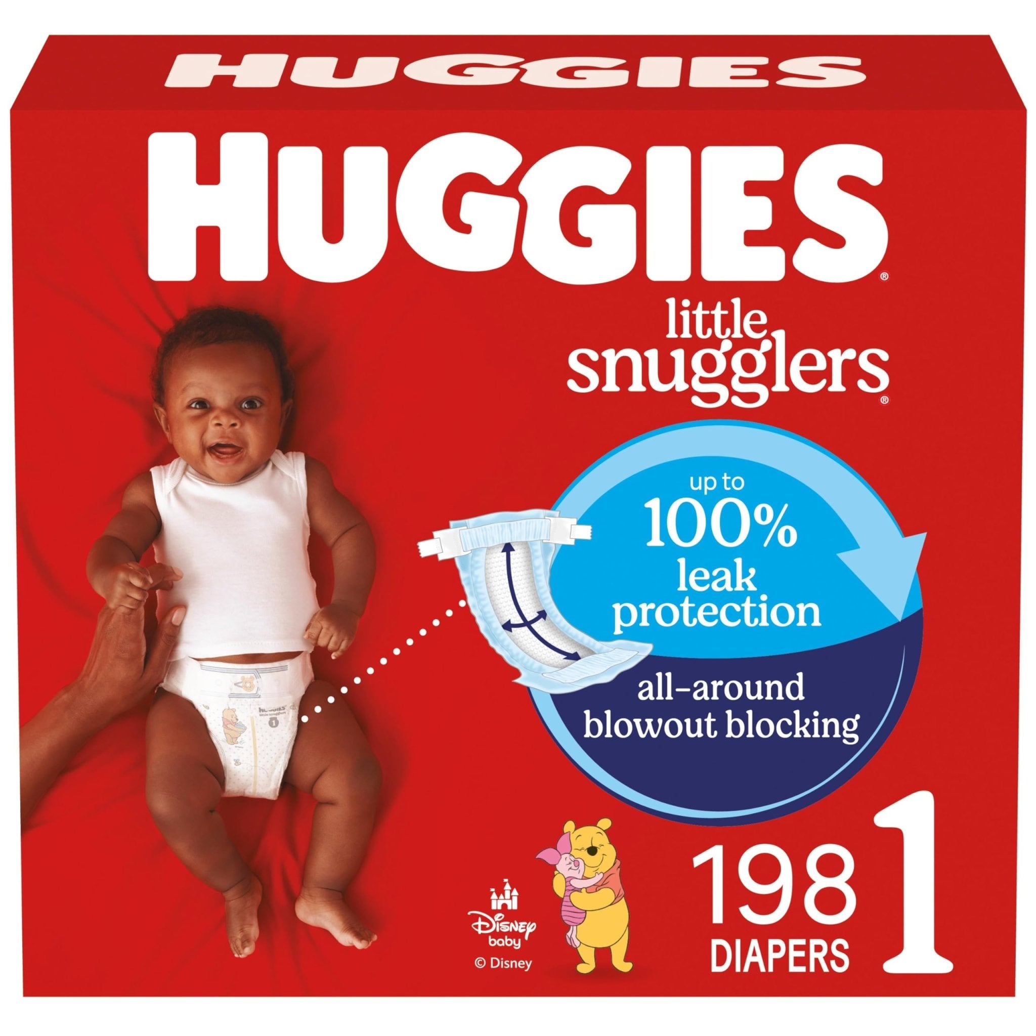 Huggies Size Newborn Diapers, Little Snugglers Baby Diapers, Size Newborn (up to 10 lbs), 31 Count, Packaging May Vary