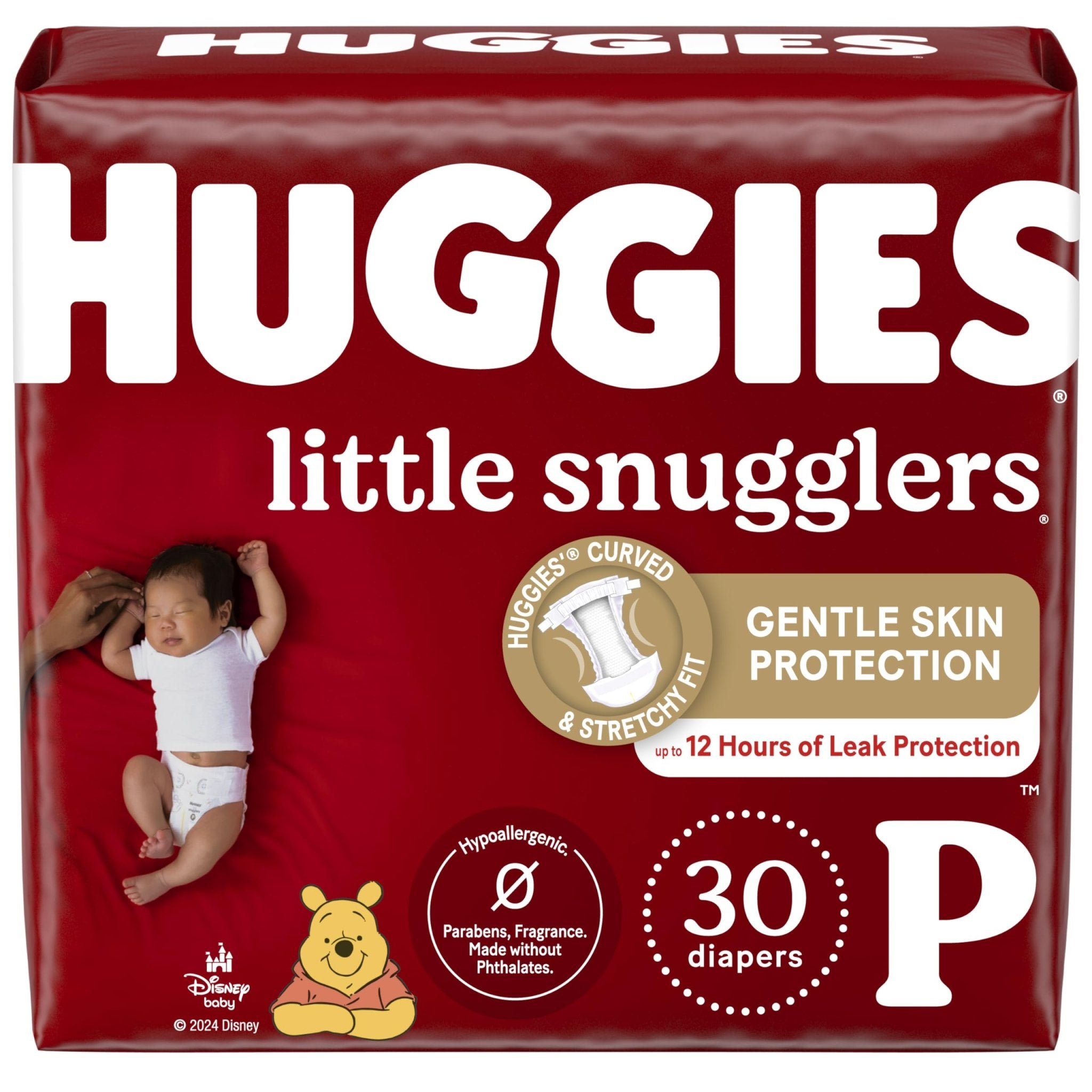 Huggies Size Newborn Diapers, Little Snugglers Baby Diapers, Size Newborn (up to 10 lbs), 31 Count, Packaging May Vary