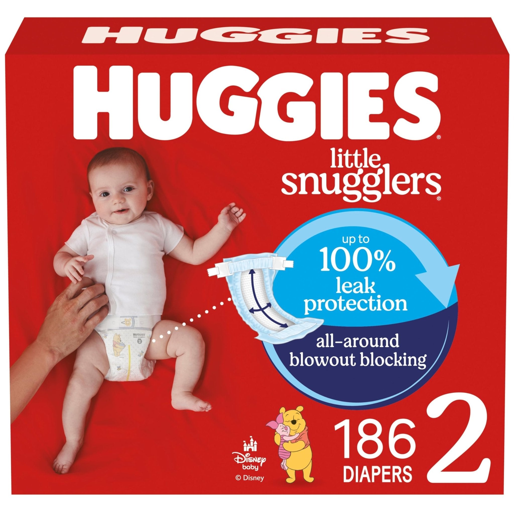 Huggies Size Newborn Diapers, Little Snugglers Baby Diapers, Size Newborn (up to 10 lbs), 31 Count, Packaging May Vary