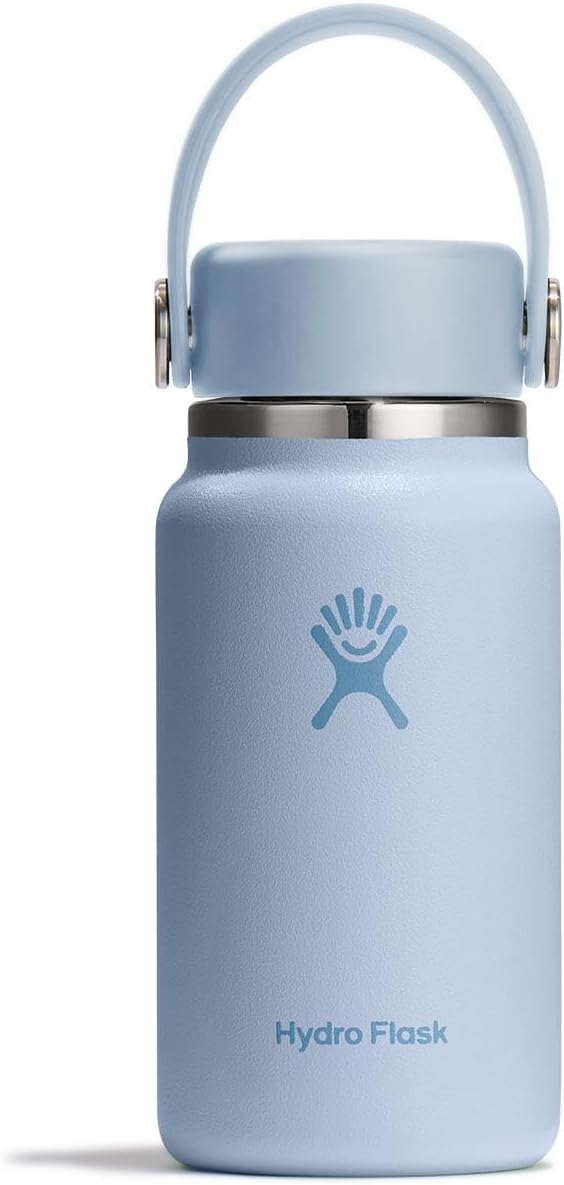 Hydro Flask Micro Bottle - Insulated Mini Leak Proof Flask for Purse or Pocket in 6.7 Oz Surf Blue