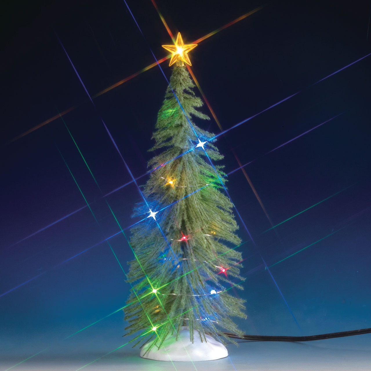 Chasing Multi Light Spruce Tree - 10 Inch