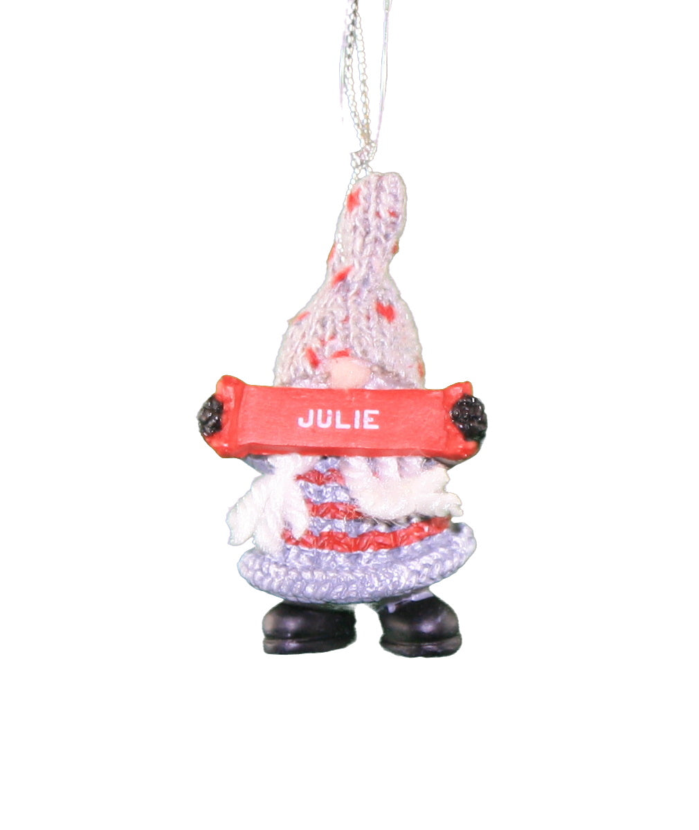 Personalized Gnome Ornament (Letters J-P) - Luke