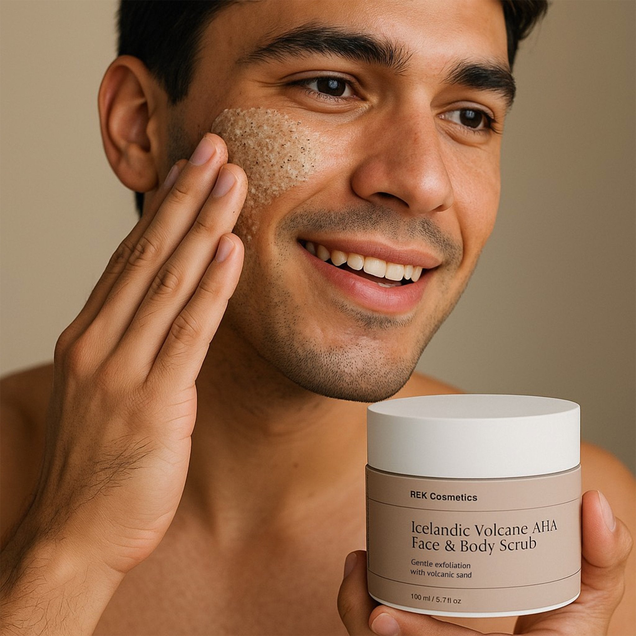 Icelandic Volcano AHA Face & Body Scrub