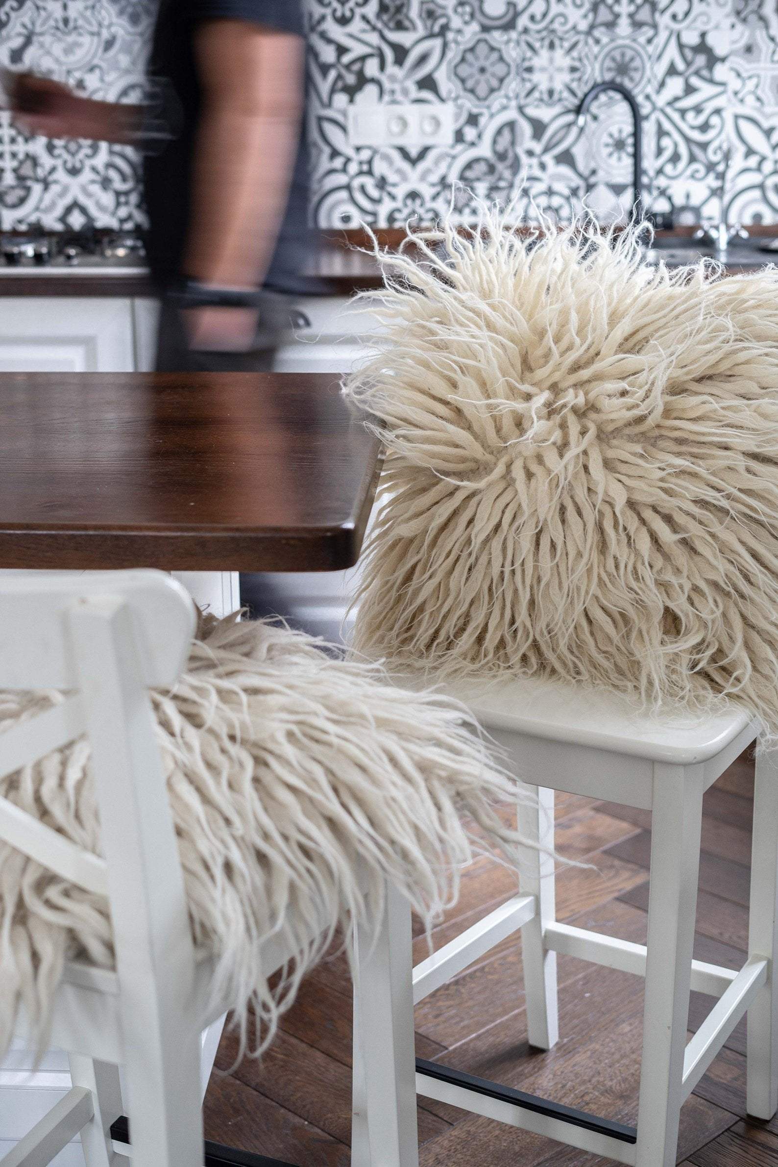 Wool Pillow "Stones"