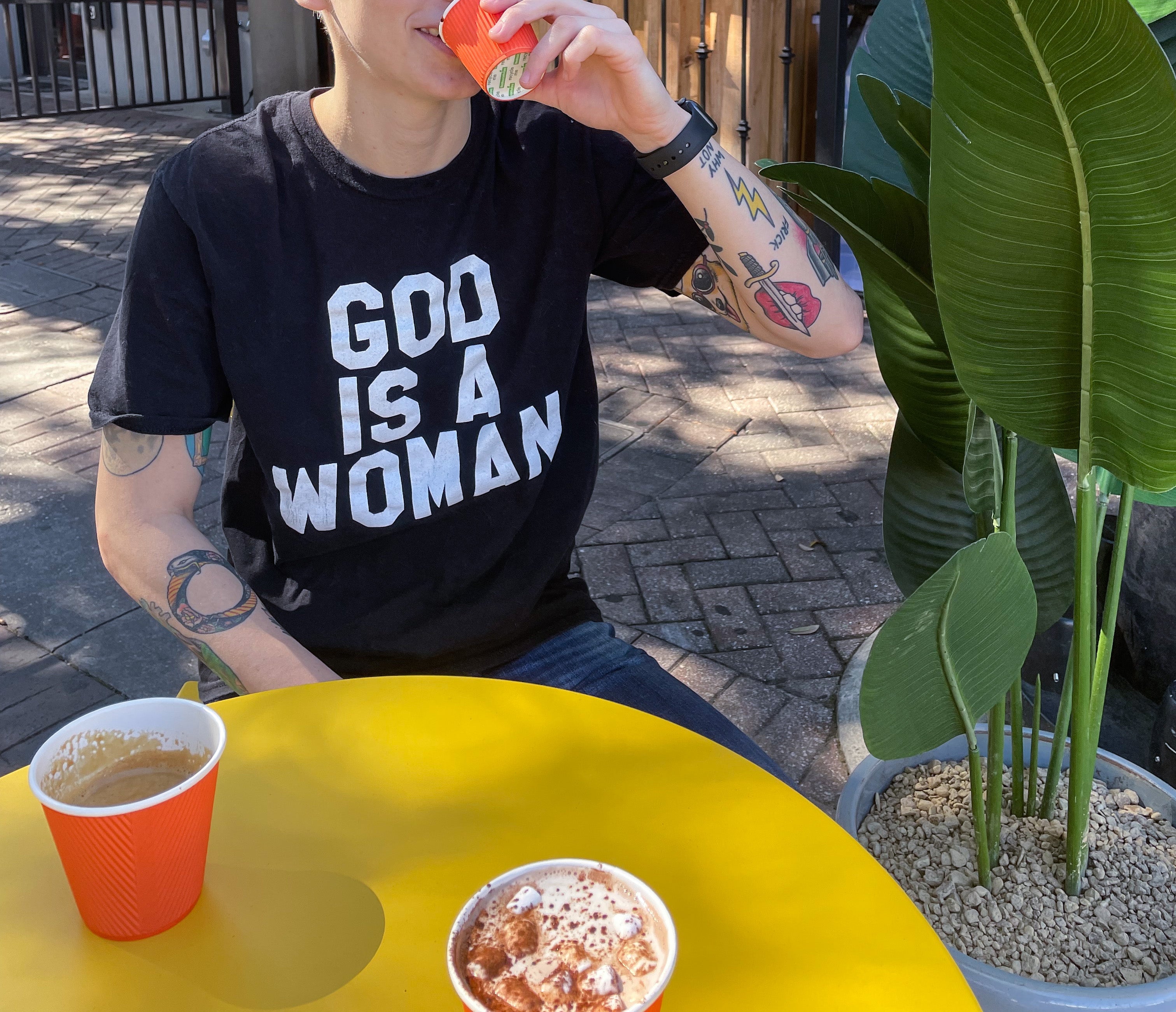 God Is A Woman T-Shirt by BOBBYK