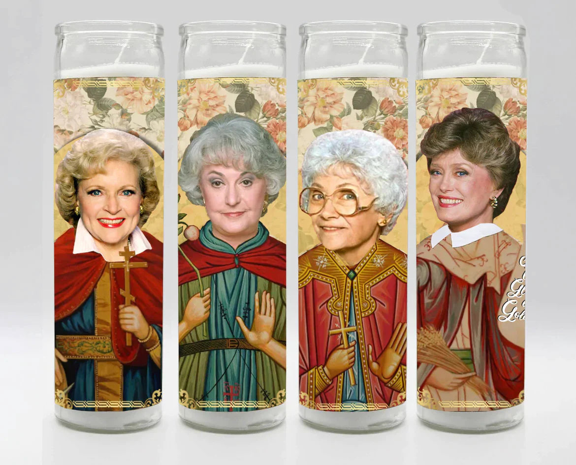 Saint Golden Gals Candle Set by BOBBYK