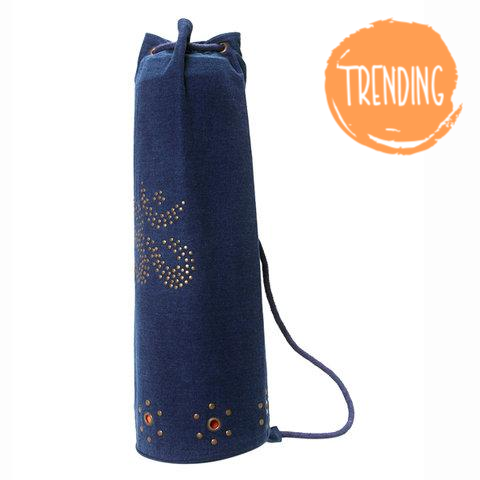 OMSutra Denim Yoga Mat Bag by OMSutra