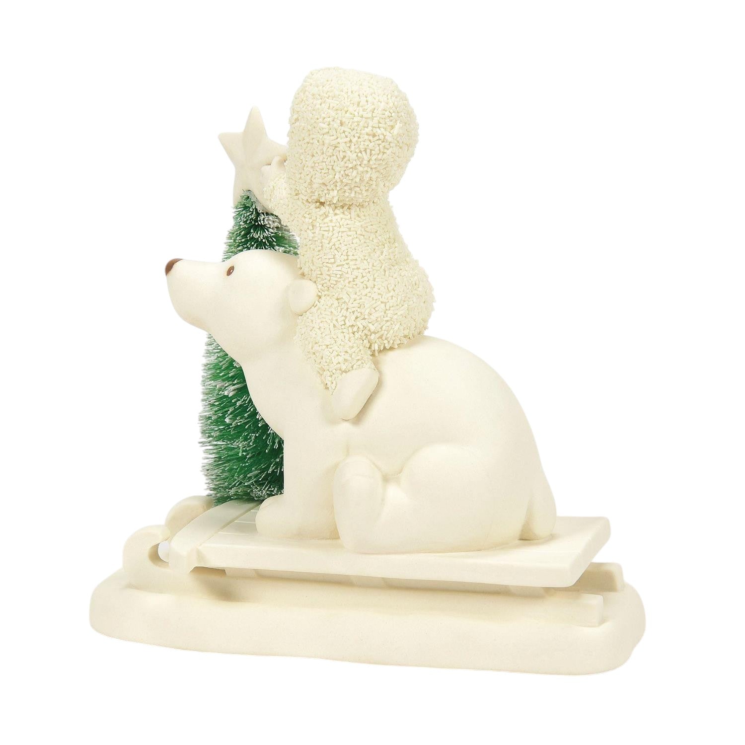 Polar Bear Lift Figurine