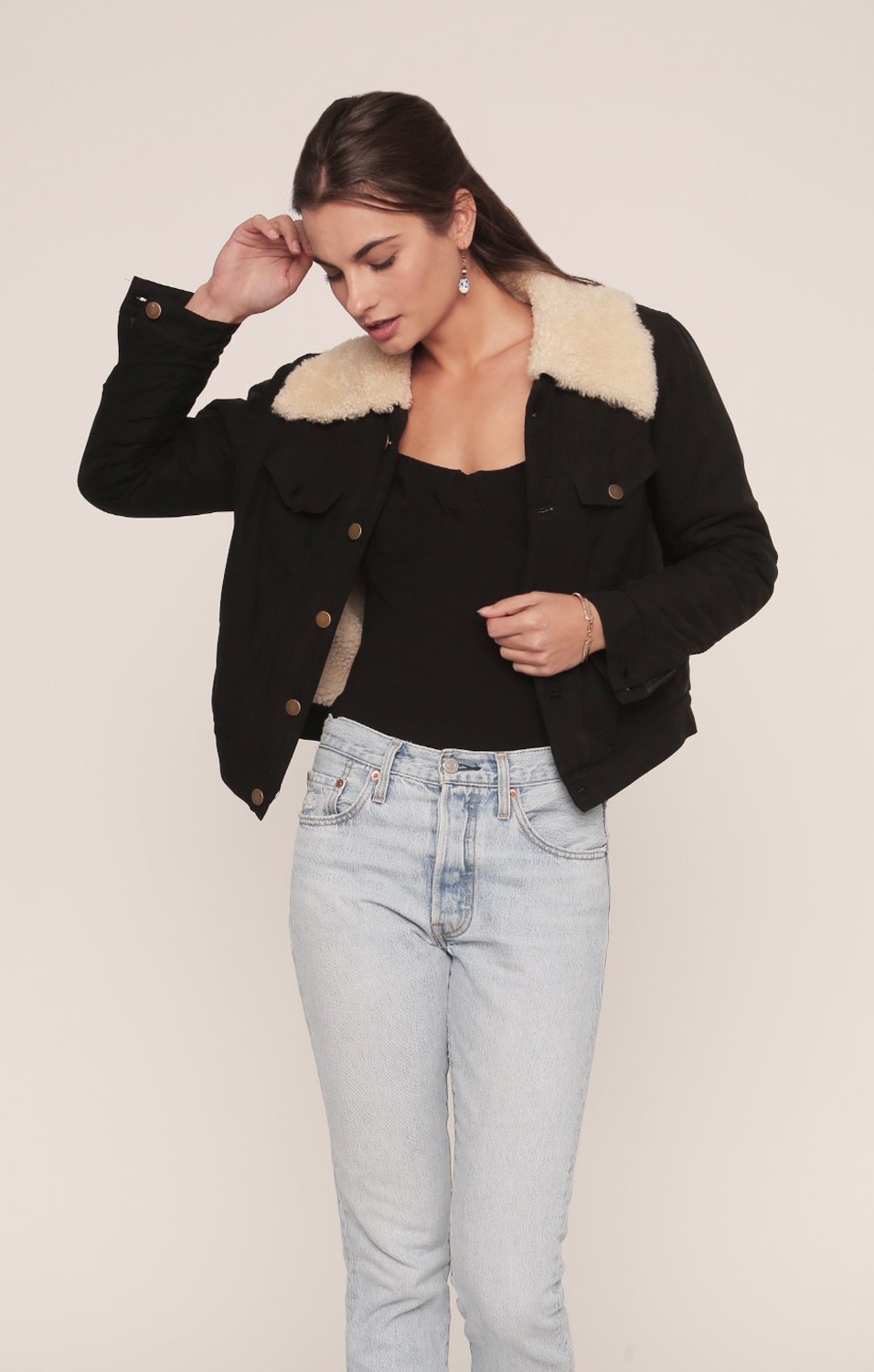 Impala Sherpa Jacket - Raven Black