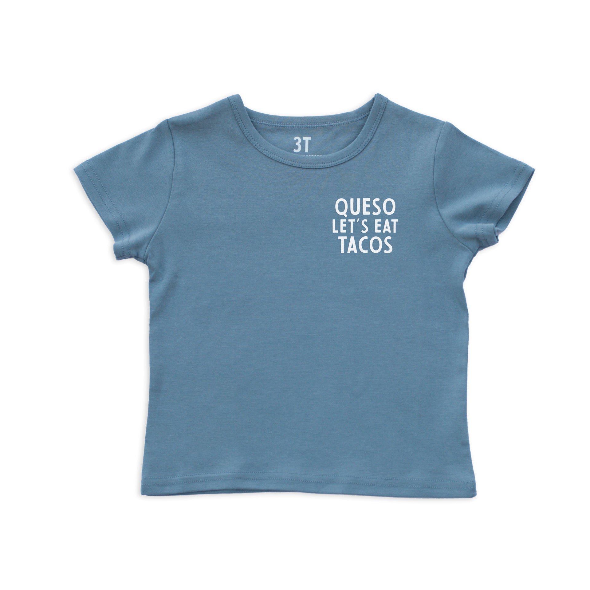 Queso Let's Eat Tacos Kids Tee
