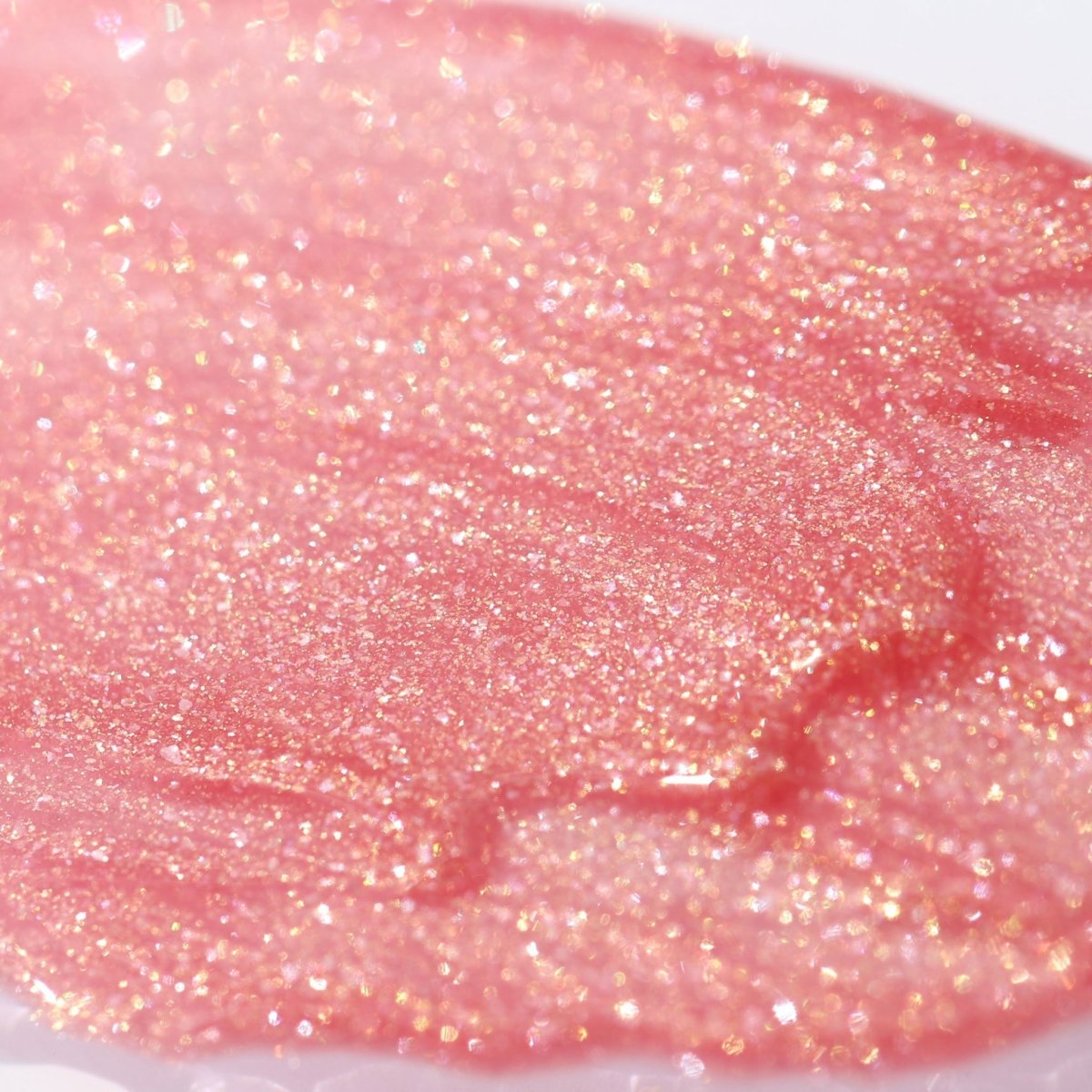 Pinky nude lip gloss with gold reflects - Instant Crush - Lucky Charm - Half Caked