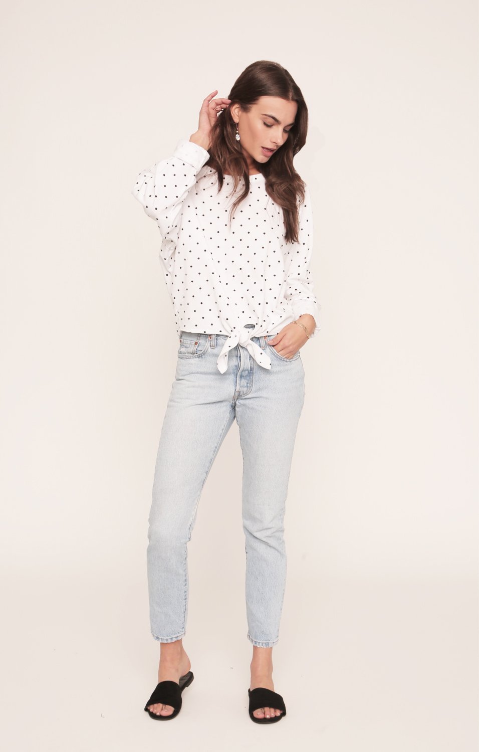 Isabella Sweater | Polka Dot