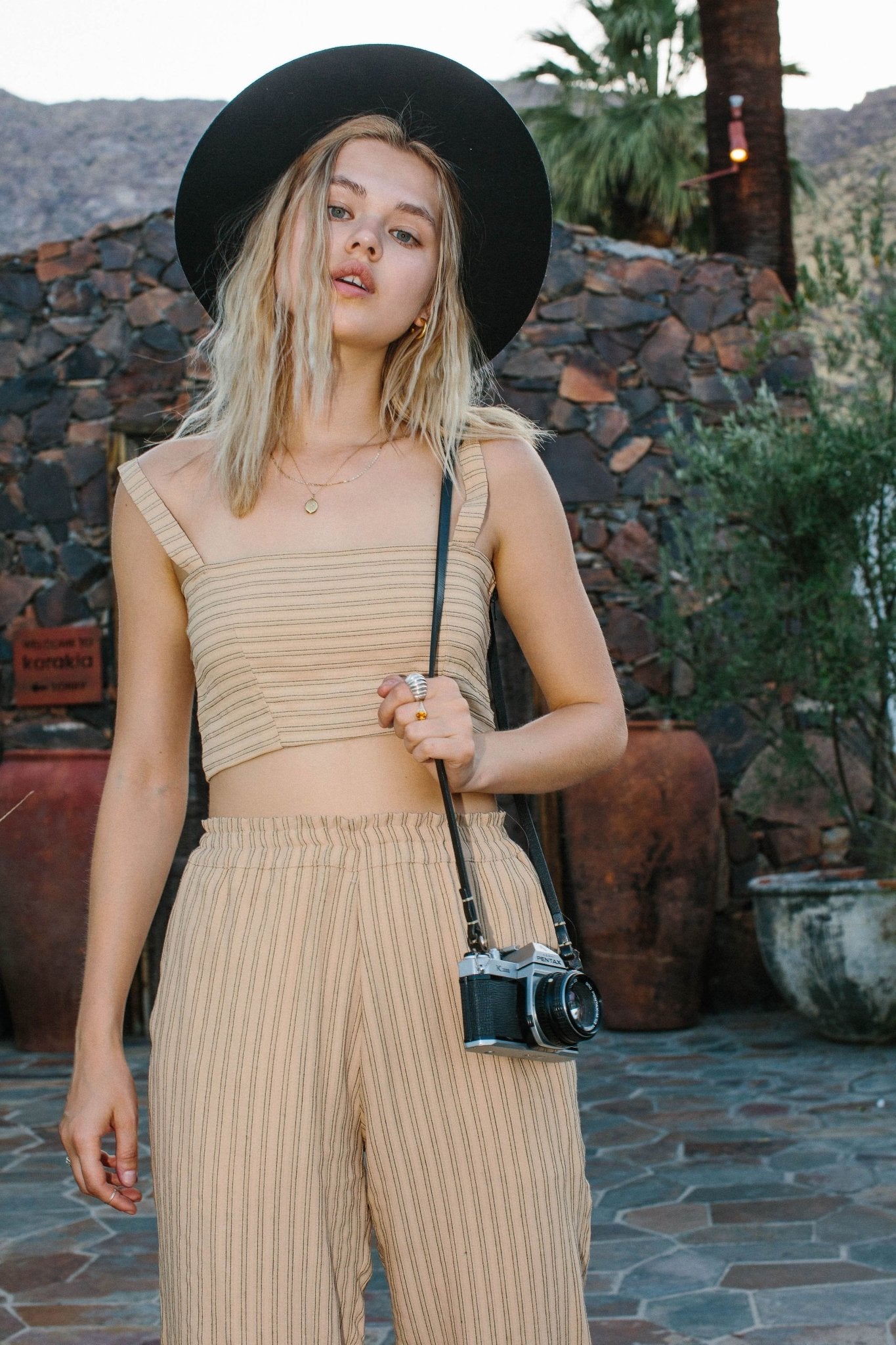 Isajah Top  | Desert Stripe