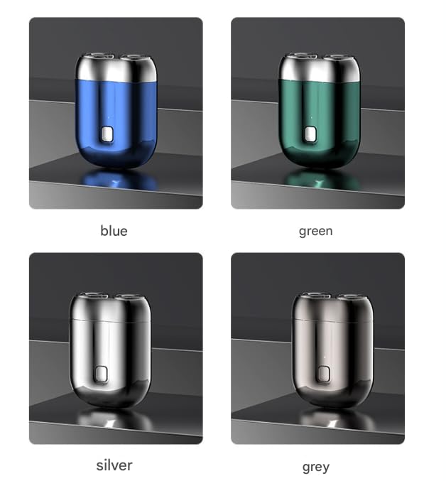 I.Ureza Mini Shaver, I.Ureza Shavers, Monhck - Mini Shave Portable ElectricShaver for Men, Electric Razor for Men Pocket Size Mini PortableShaver, Waterproof (Green)