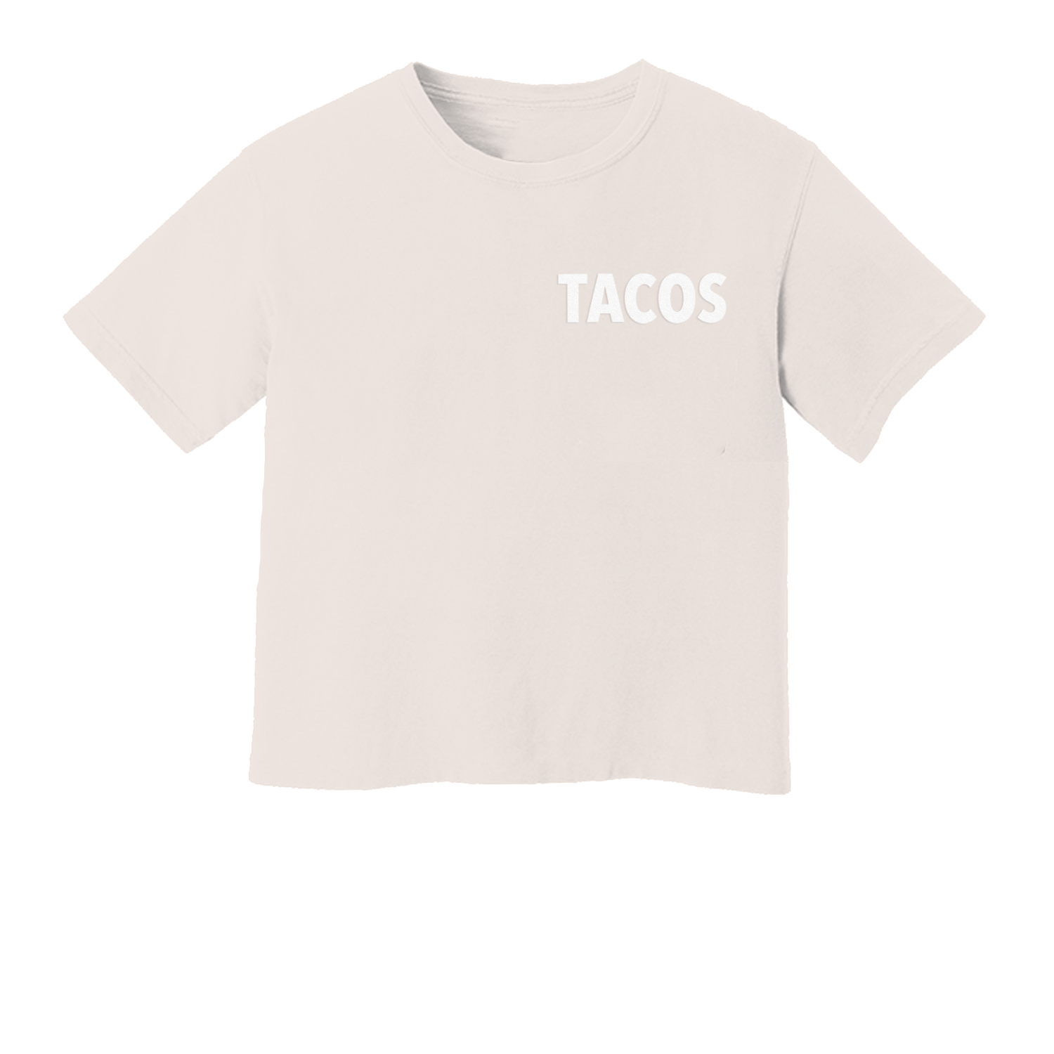 Tacos Washed Crop Tee