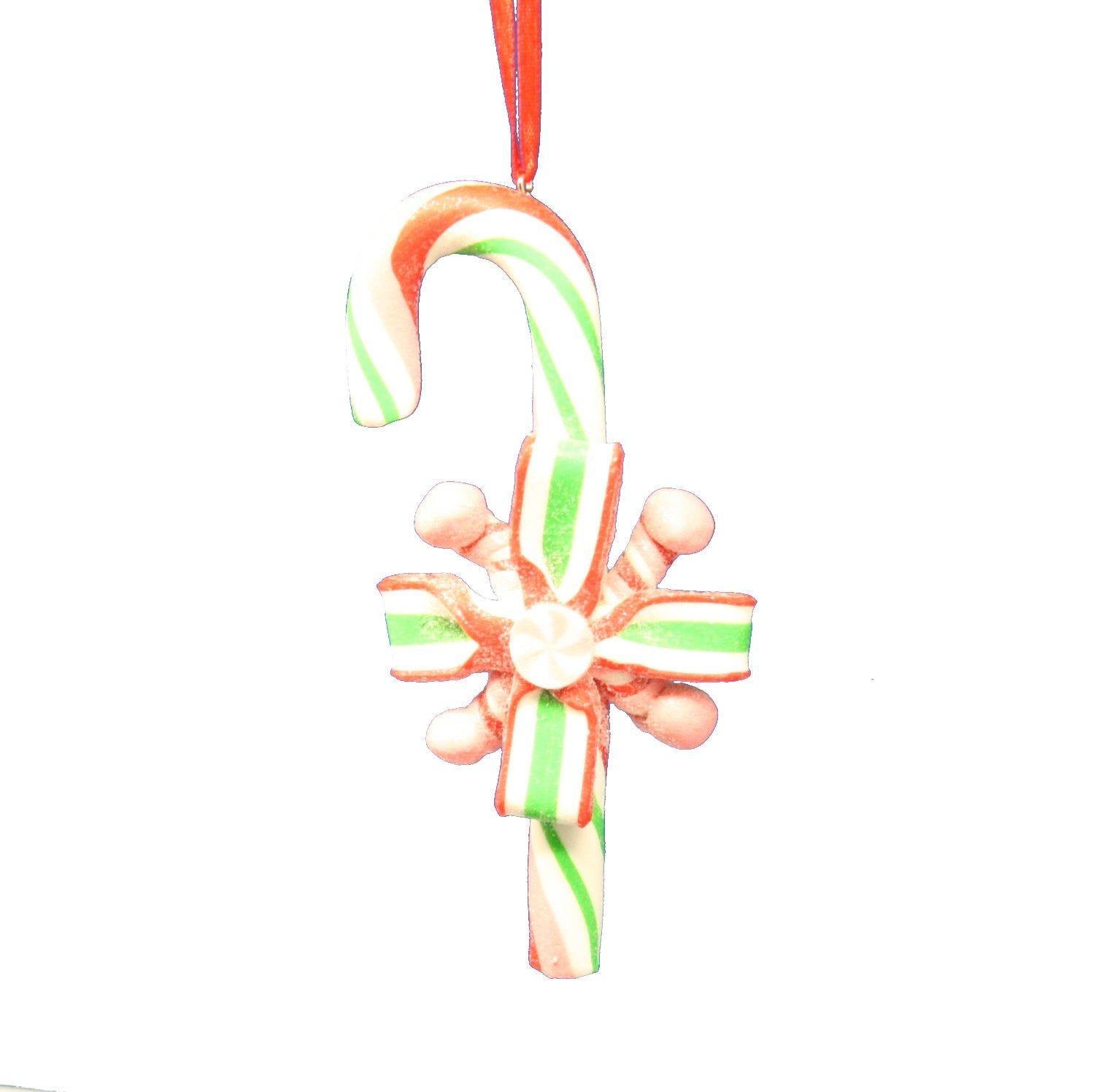 Candycane Treats Hanging Ornament - Multicolor Candy Cane