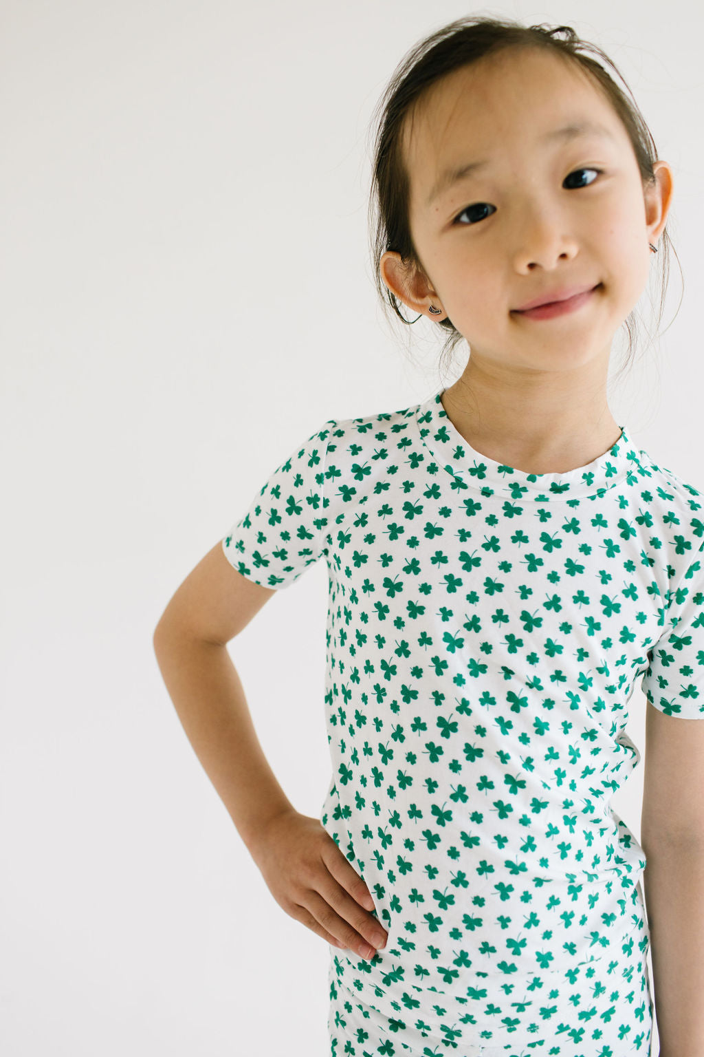 Short Sleeve Bamboo PJ - Shamrock
